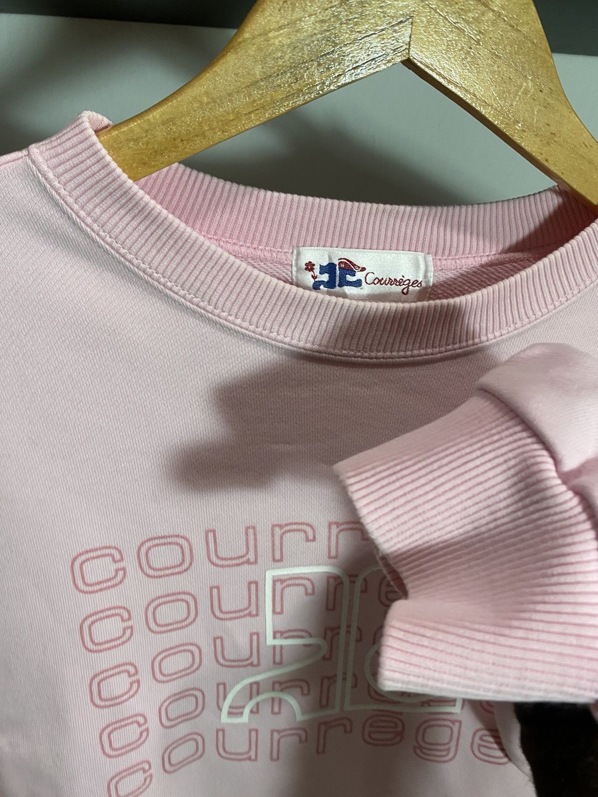 Courreges Courreges Vtg Sweatshirt Size L / US 10 / IT 46 - 6 Thumbnail