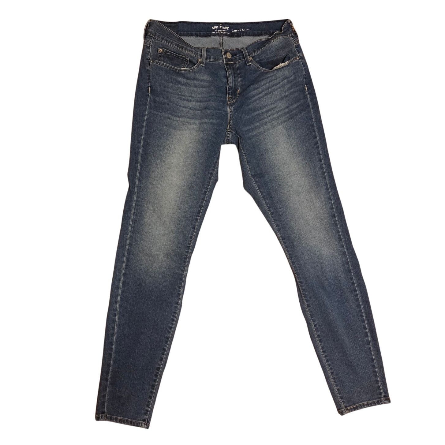 Levi's Levi's Signature Women's Jeans Curvy - 30x34 - Navy Blue Size 30" / US 8 / IT 44 - 1 Thumbnail