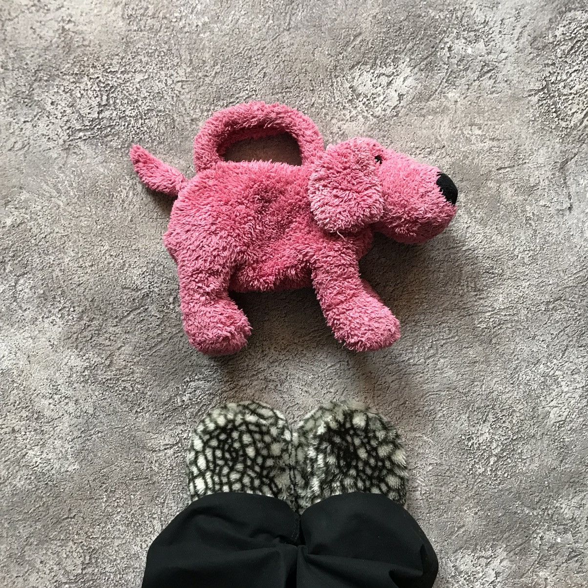 Vintage Vintage Y2K Pink Plush Dog Backpack Toy Streetwear Baggy OS Size ONE SIZE - 1 Thumbnail