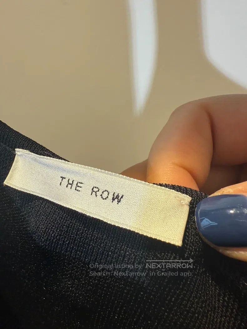 The Row The Row Black knitted square-neck dress Size S / US 4 / IT 40 - 2 Thumbnail