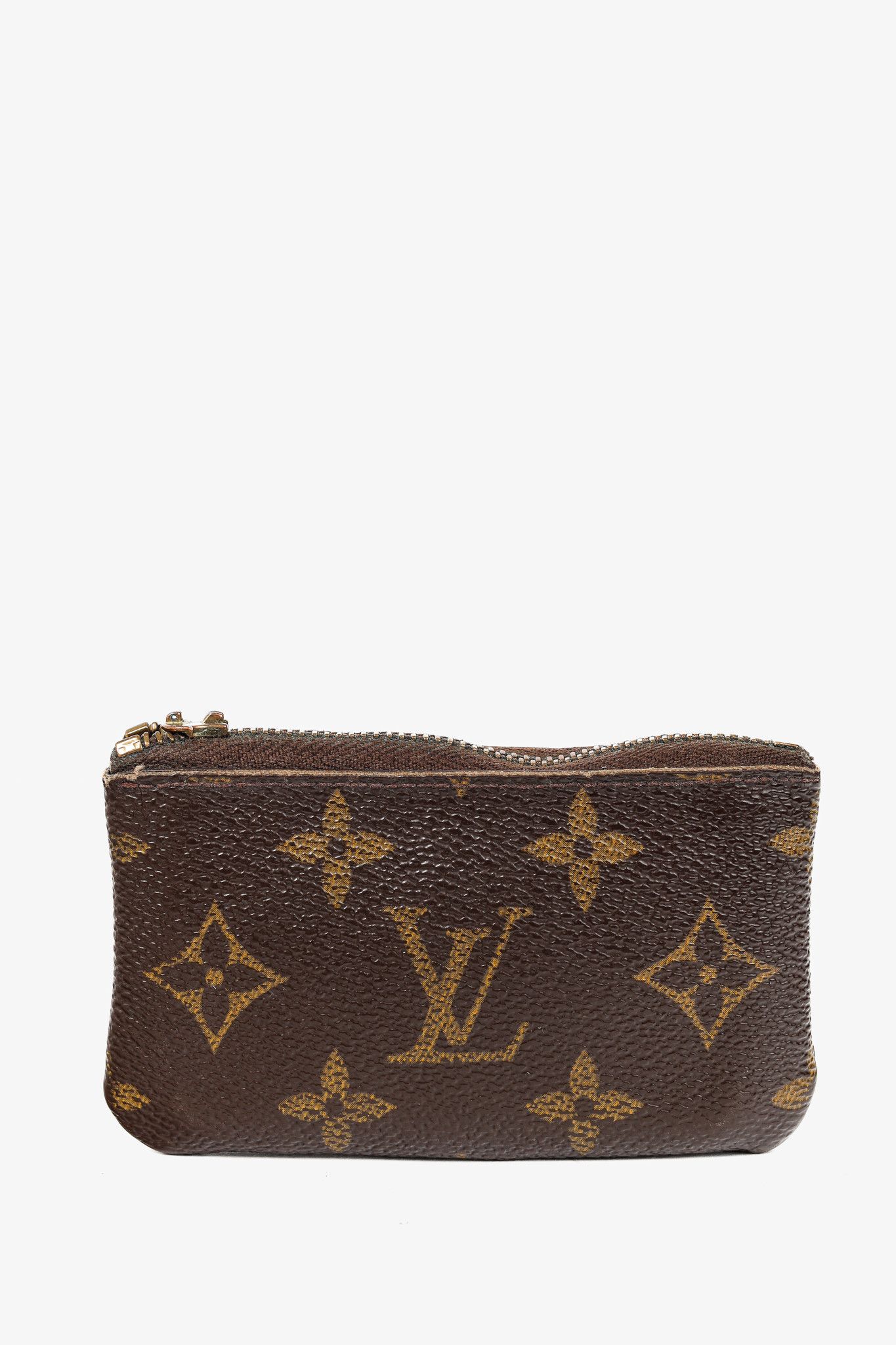 Louis Vuitton Louis Vuitton Monogram Canvas Zip Pochette Cles Size ONE SIZE - 4 Thumbnail
