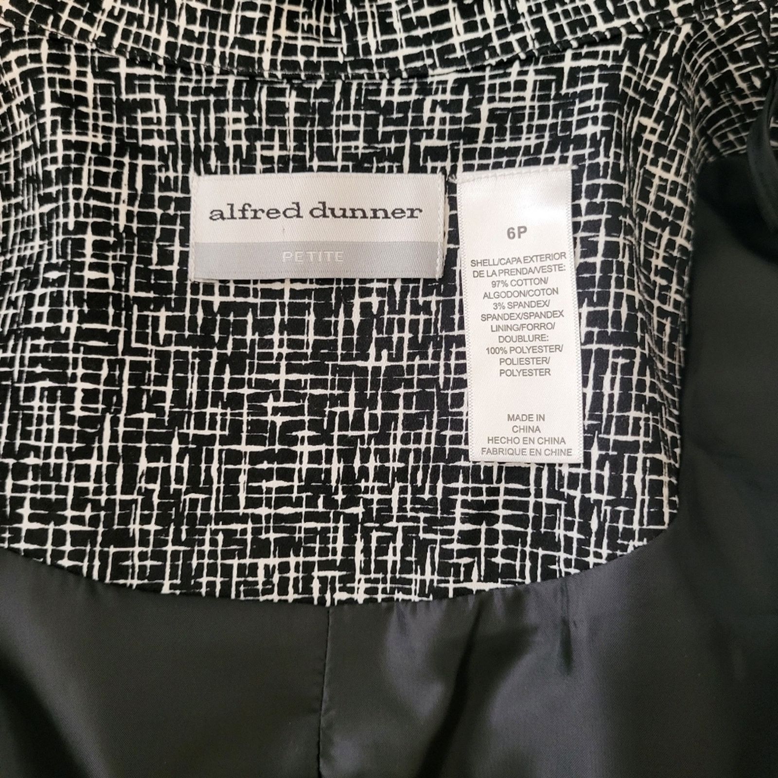 Alfred Dunhill ALFRED DUNNER Blazer with spread collar 3/4 Sleeve 6P Size S / US 4 / IT 40 - 8 Thumbnail