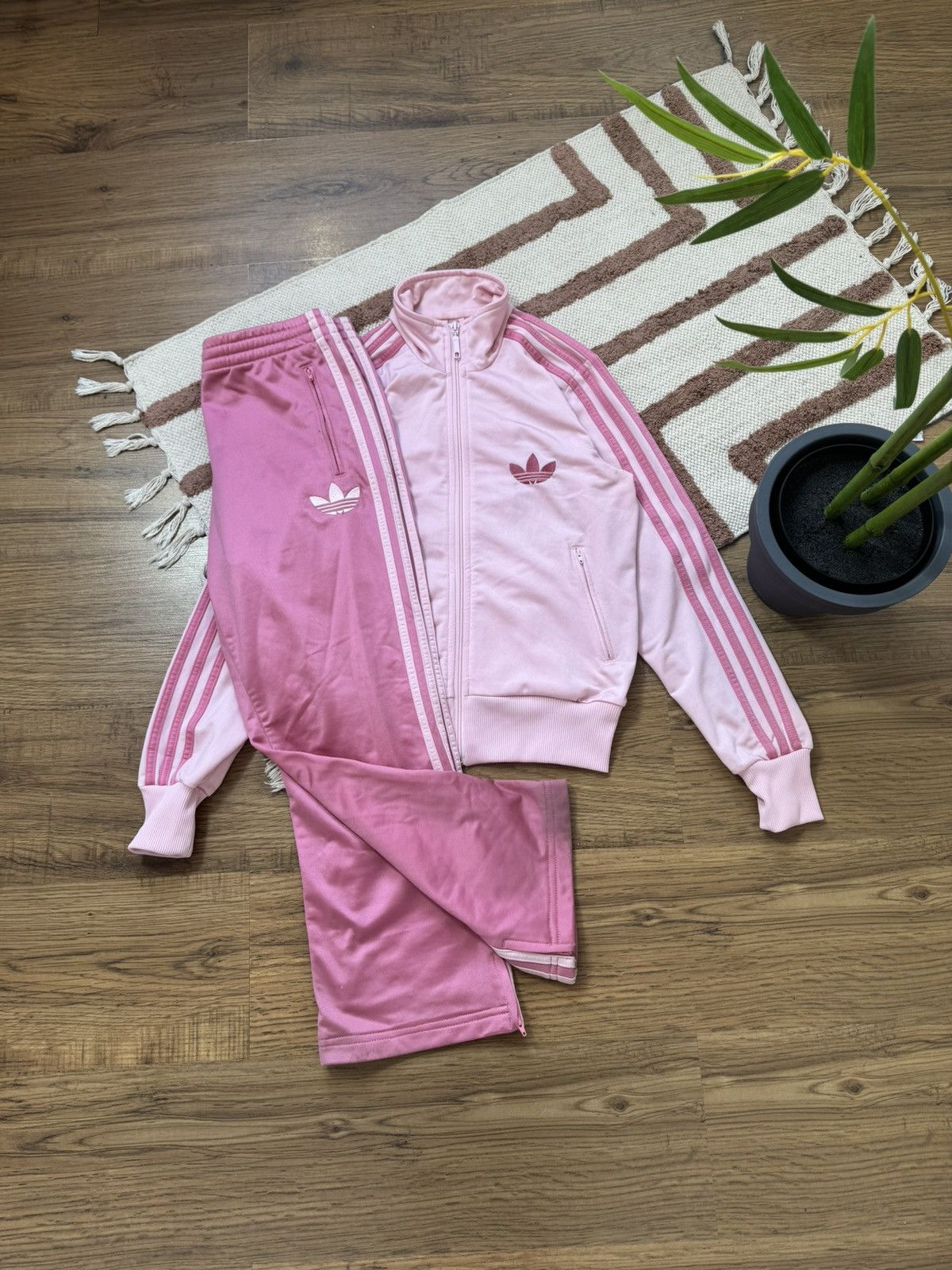 image of Adidas Cute Track Suit 1990S in Pink, Women's (Size Small)