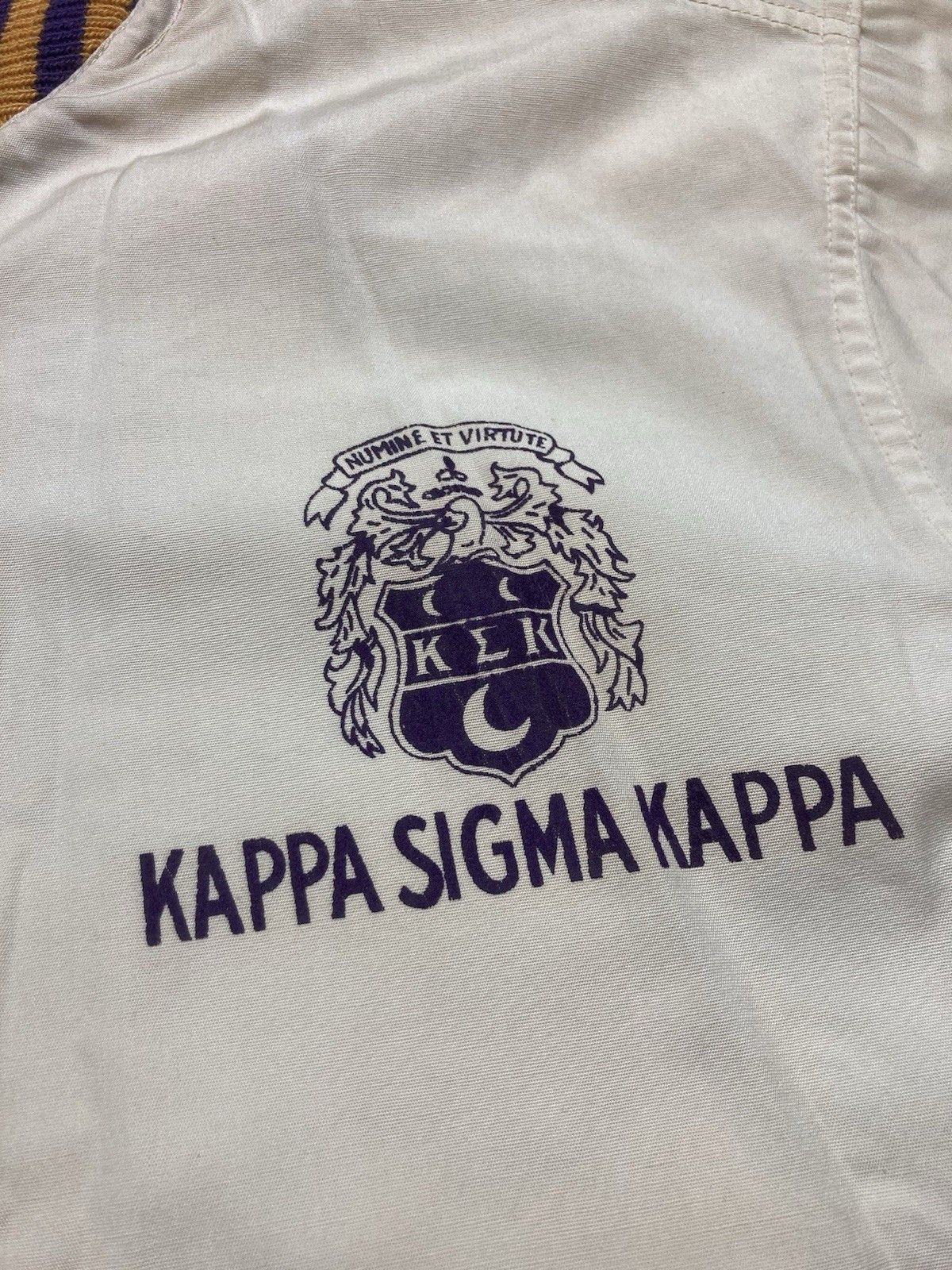 Vintage 1950s cotton bomber jacket kappa sigma fraternity champion L Size US L / EU 52-54 / 3 - 7 Thumbnail