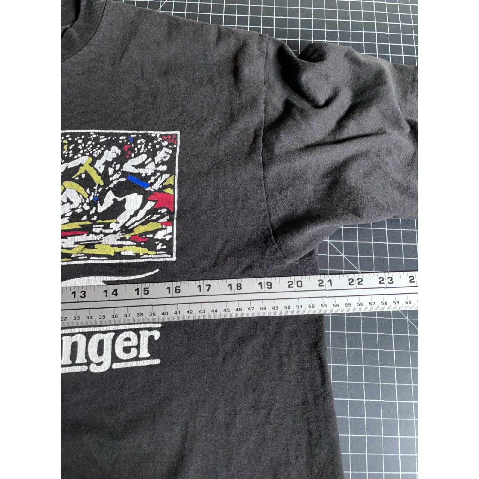 Vintage VINTAGE Slazenger T-Shirt Black Adult Large Slim Fit 80s Retro Sports USA Made Boys none Size US L / EU 52-54 / 3 - 5 Thumbnail
