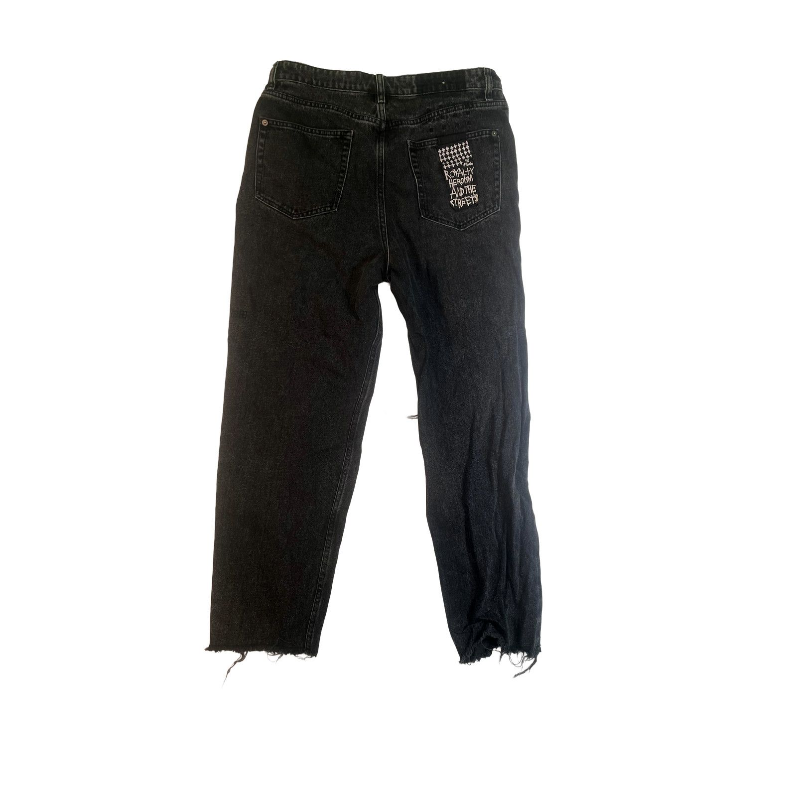Ksubi Ksubi Knee Rip Black Jeans Size US 32 / EU 48 - 2 Thumbnail