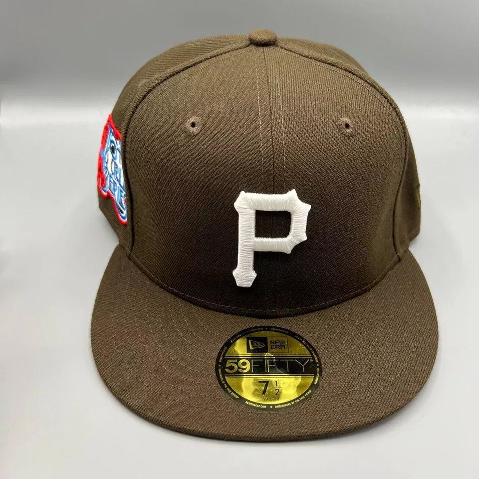 New Era Pittsburgh Pirates Hat Men 59Fifty New Era Fitted Cap Size ONE SIZE - 2 Thumbnail