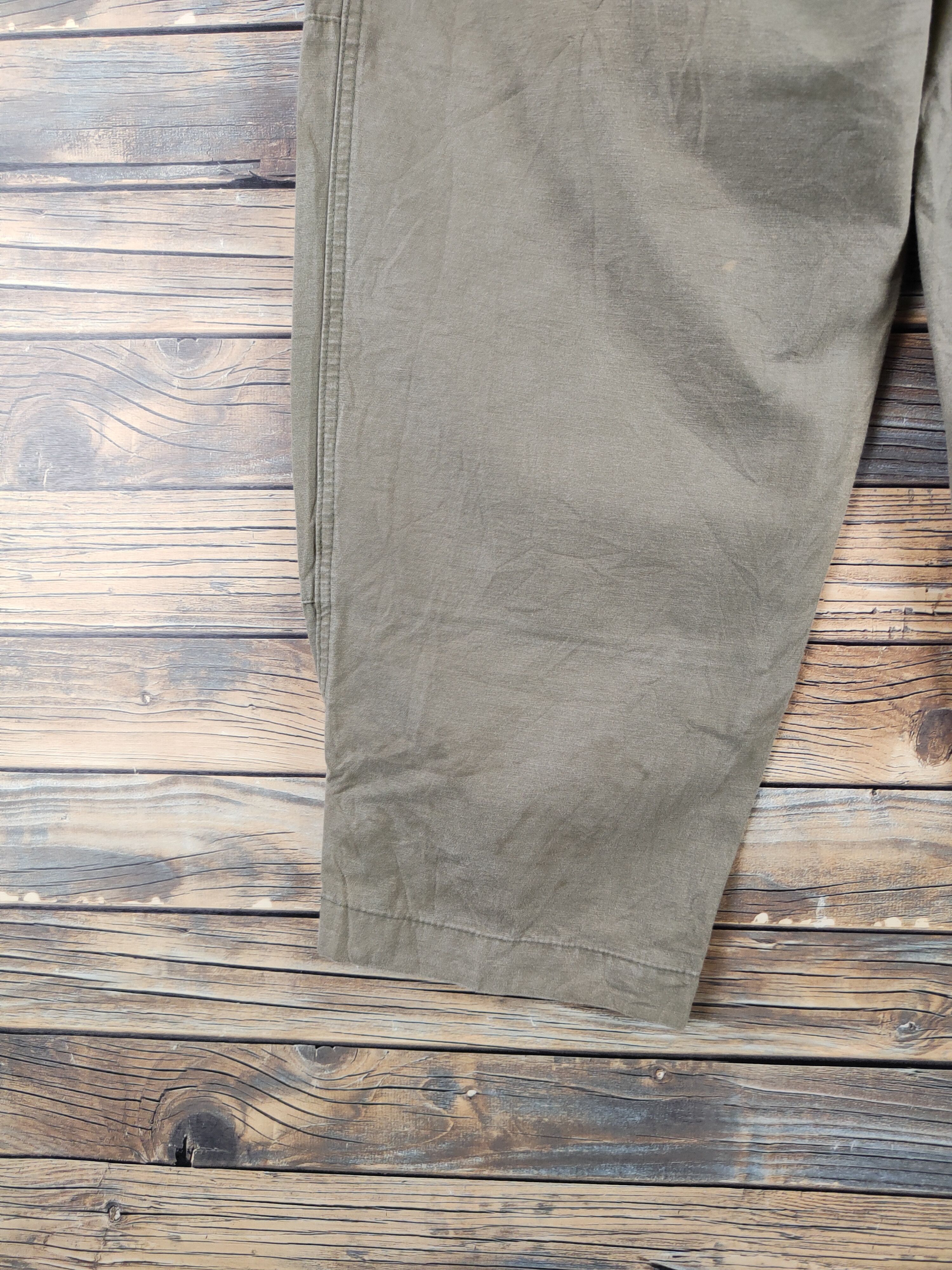 Japanese Brand Ungrid Green Faded Multipocket Tactical Cargo Pants #W2208 Size US 26 / EU 42 - 9 Thumbnail