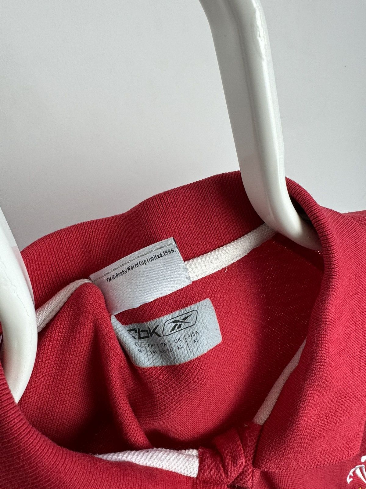 Reebok Vintage Reebok 2007 Rugby World Cup IRB Wales Team Polo Size US XL / EU 56 / 4 - 3 Thumbnail