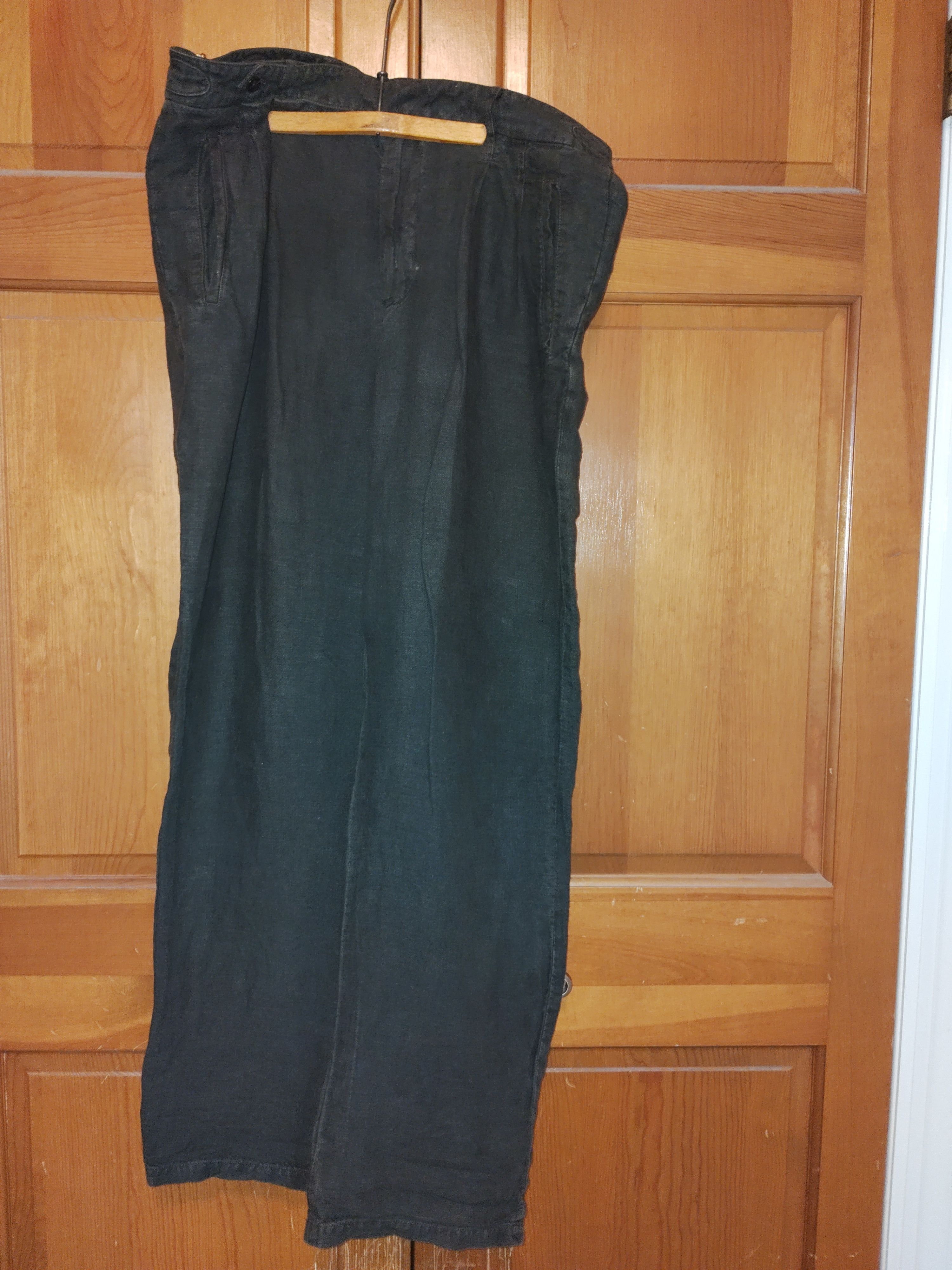 Kai D. Wide Leg Matisse Pants - Aged Linen Size US 34 / EU 50 - 1 Thumbnail