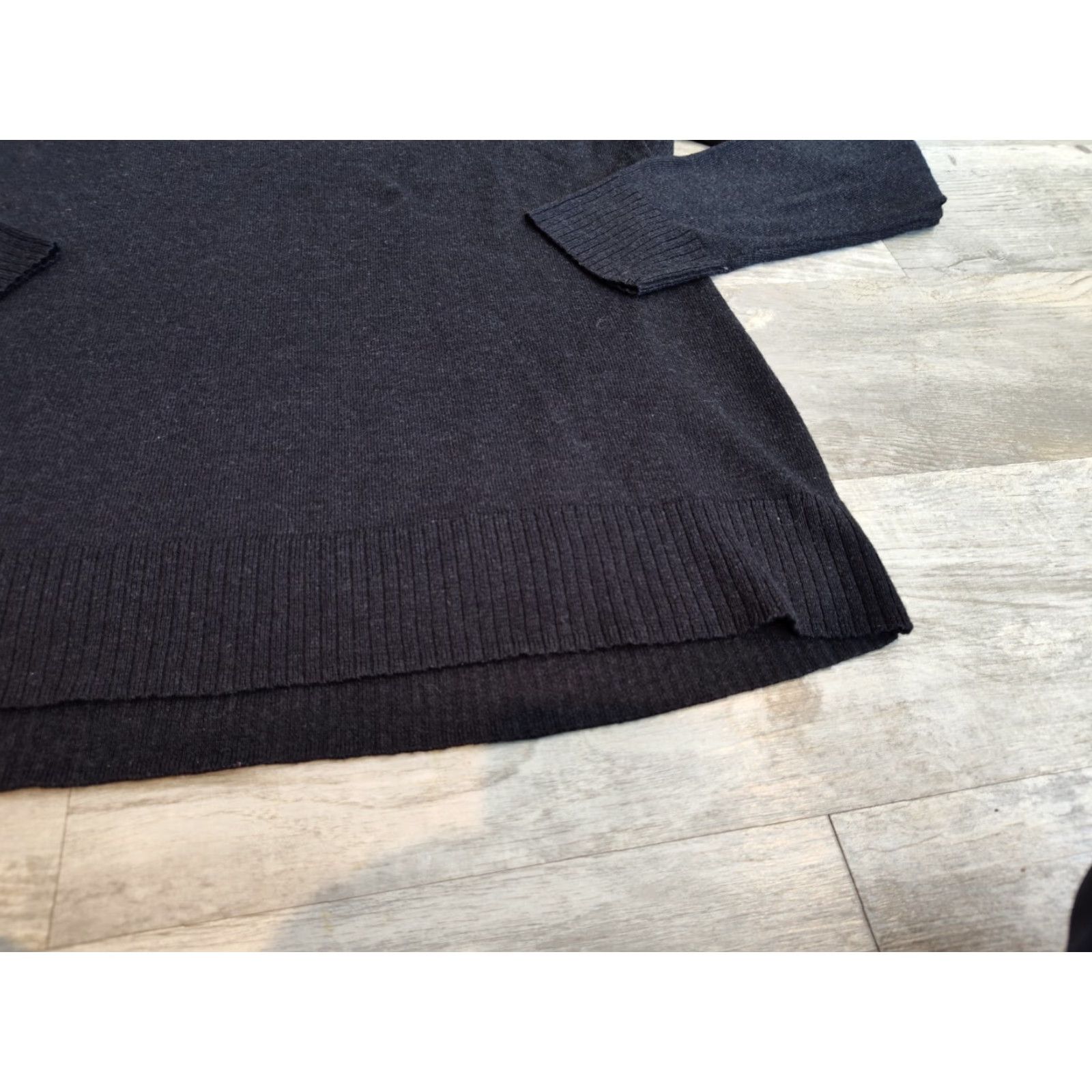 Smartwool SmartWool Sweater Mens L Black 1/4 Zip Mock Neck Pullover Size US L / EU 52-54 / 3 - 3 Thumbnail
