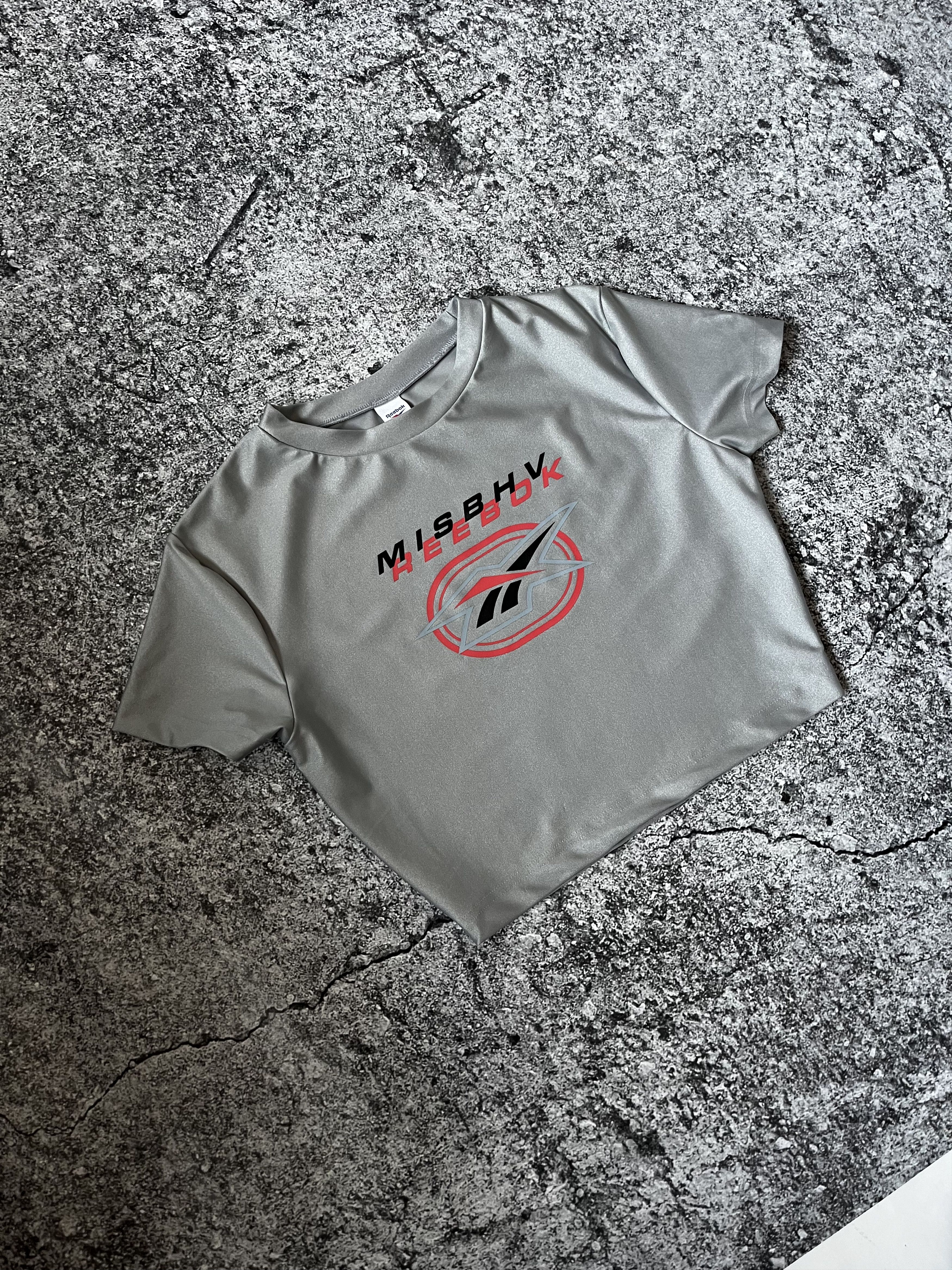 Misbhv × Reebok Crop top Misbhv x Reebok Silver Grey sportswear Size M / US 6-8 / IT 42-44 - 2 Thumbnail