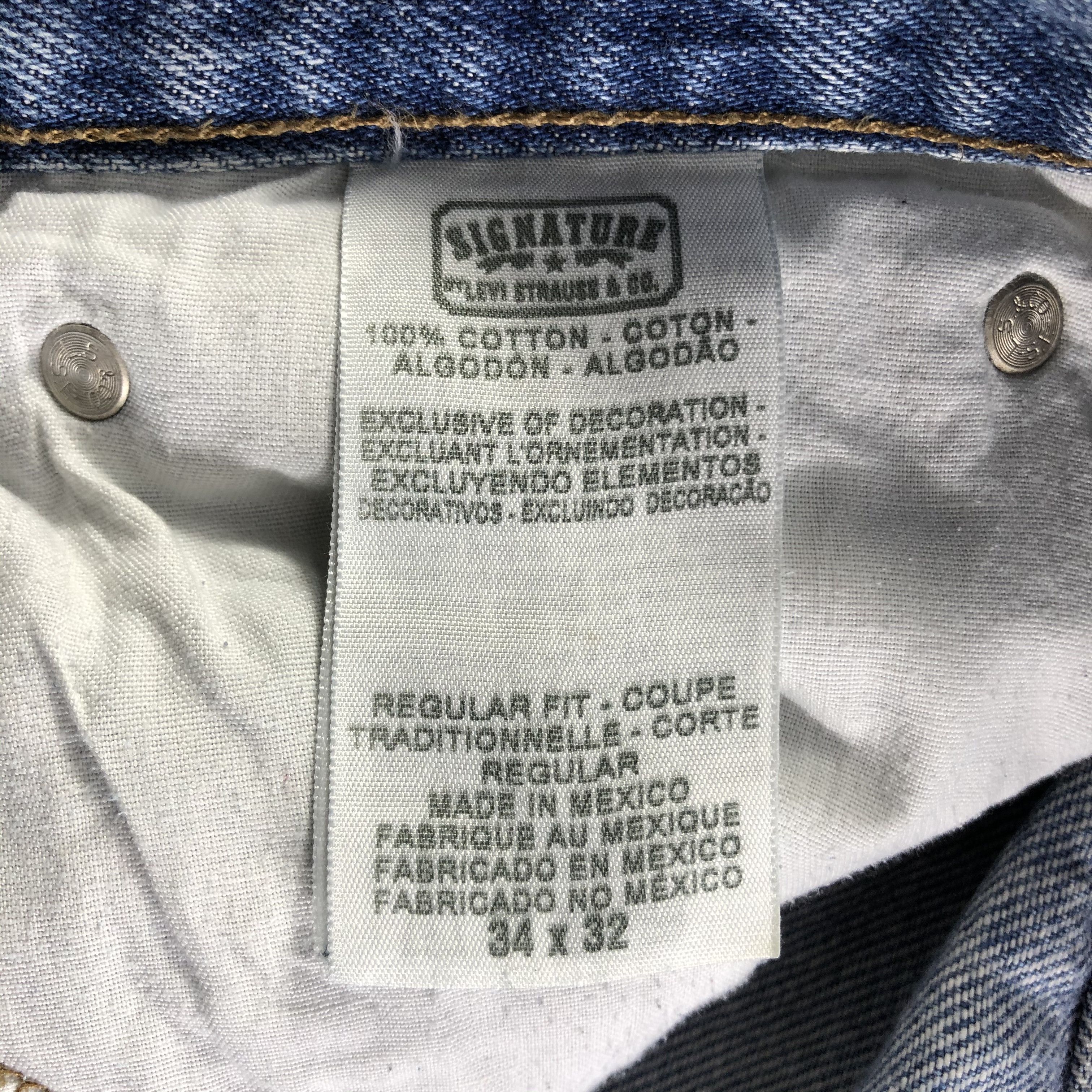 Levi's × Vintage Vintage Blue Wash Levis Signature Jeans-JM3382 Size US 35 - 11 Thumbnail