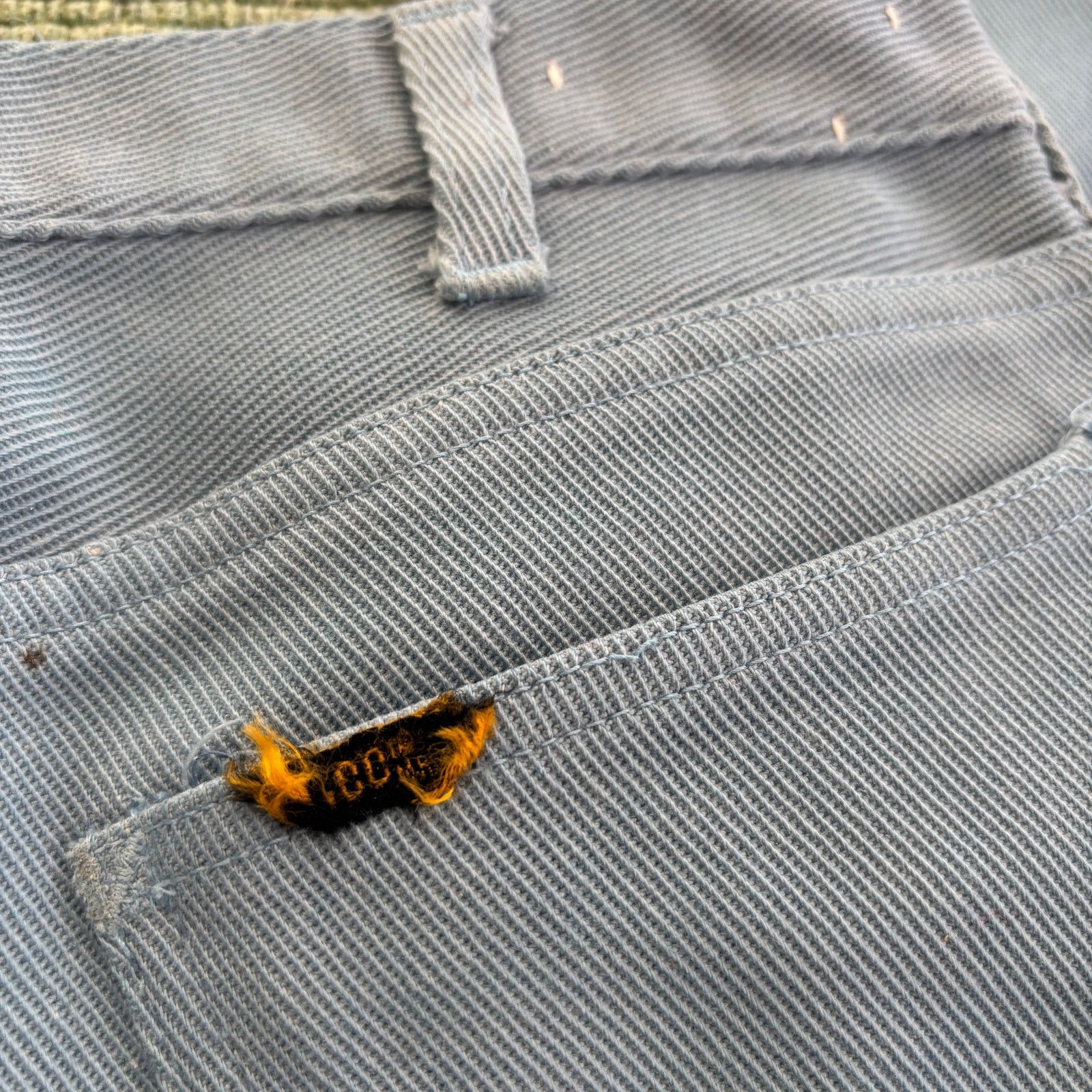 Lee × Vintage True vintage 60s Lee cotton twill Lee-Prest blue trousers Size 29" - 3 Thumbnail