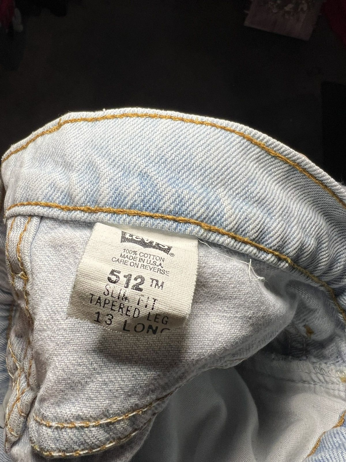 Levi's × Vintage Vintage USA made 512 Levi’s jeans Size 28" / US 6 / IT 42 - 5 Thumbnail