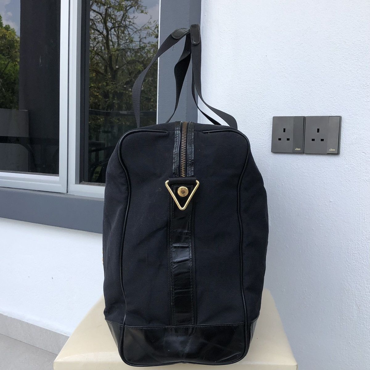 Moschino Authentic MOSCHINO Vintage Black Travel Bag Size ONE SIZE - 6 Thumbnail