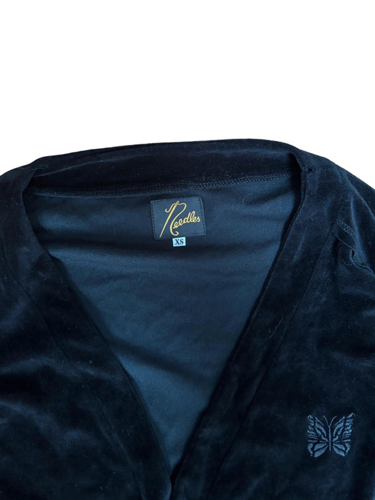 Needles Needles Lightweight Cotton Cardigan Black XS Size US XS / EU 42 / 0 - 3 Thumbnail