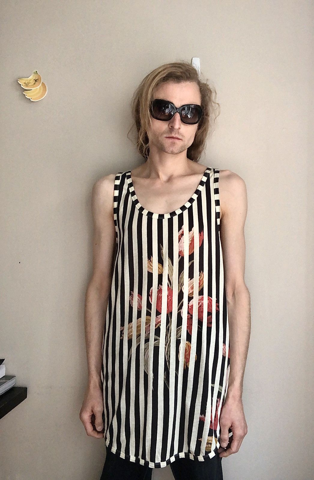 Dries Van Noten Dries Van Noten Oversized Striped Tulip Tank Size US S / EU 44-46 / 1 - 5 Thumbnail