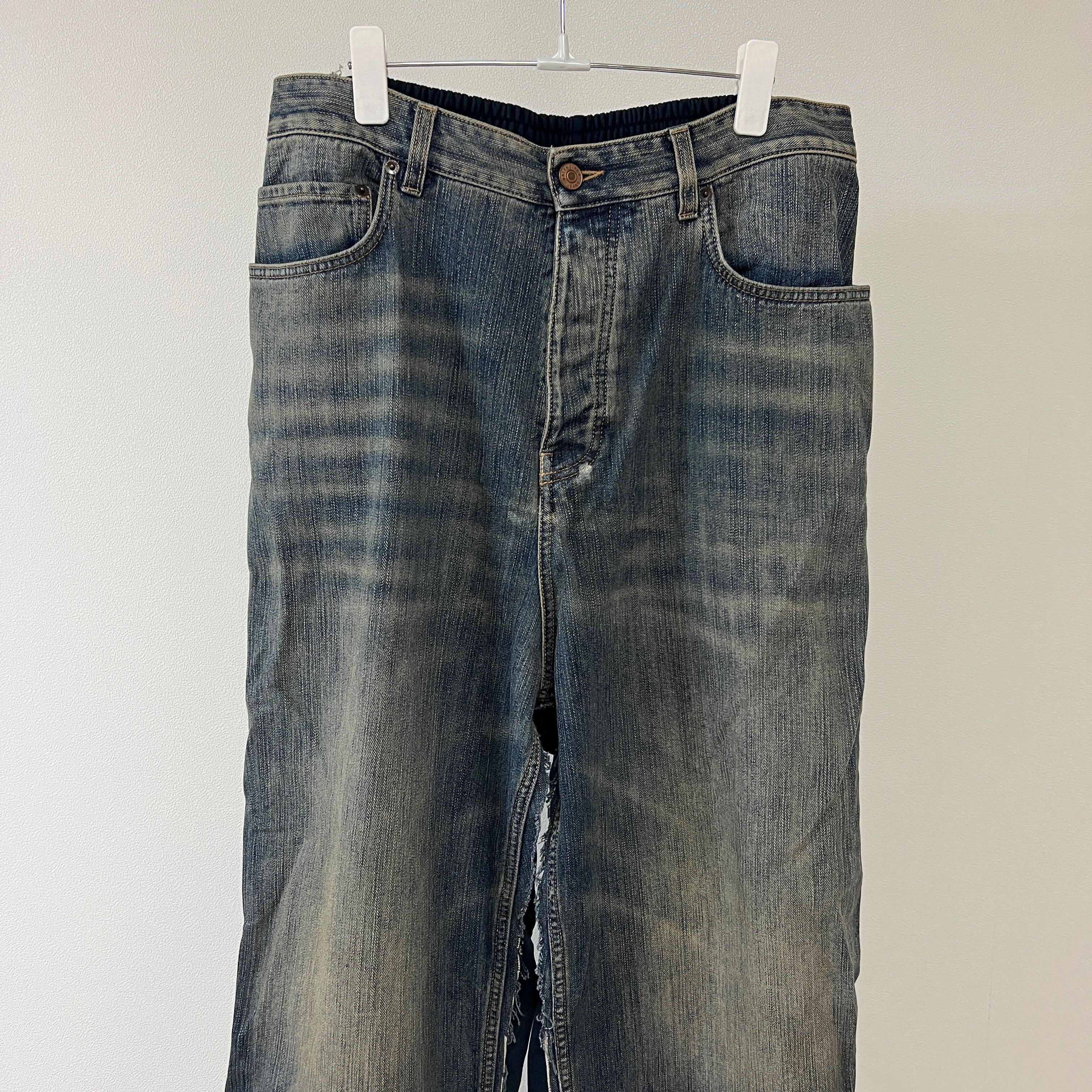Balenciaga BALENCIAGA SS23 HYBRID BAGGY PANTS JEANS Size US 32 / EU 48 - 3 Thumbnail