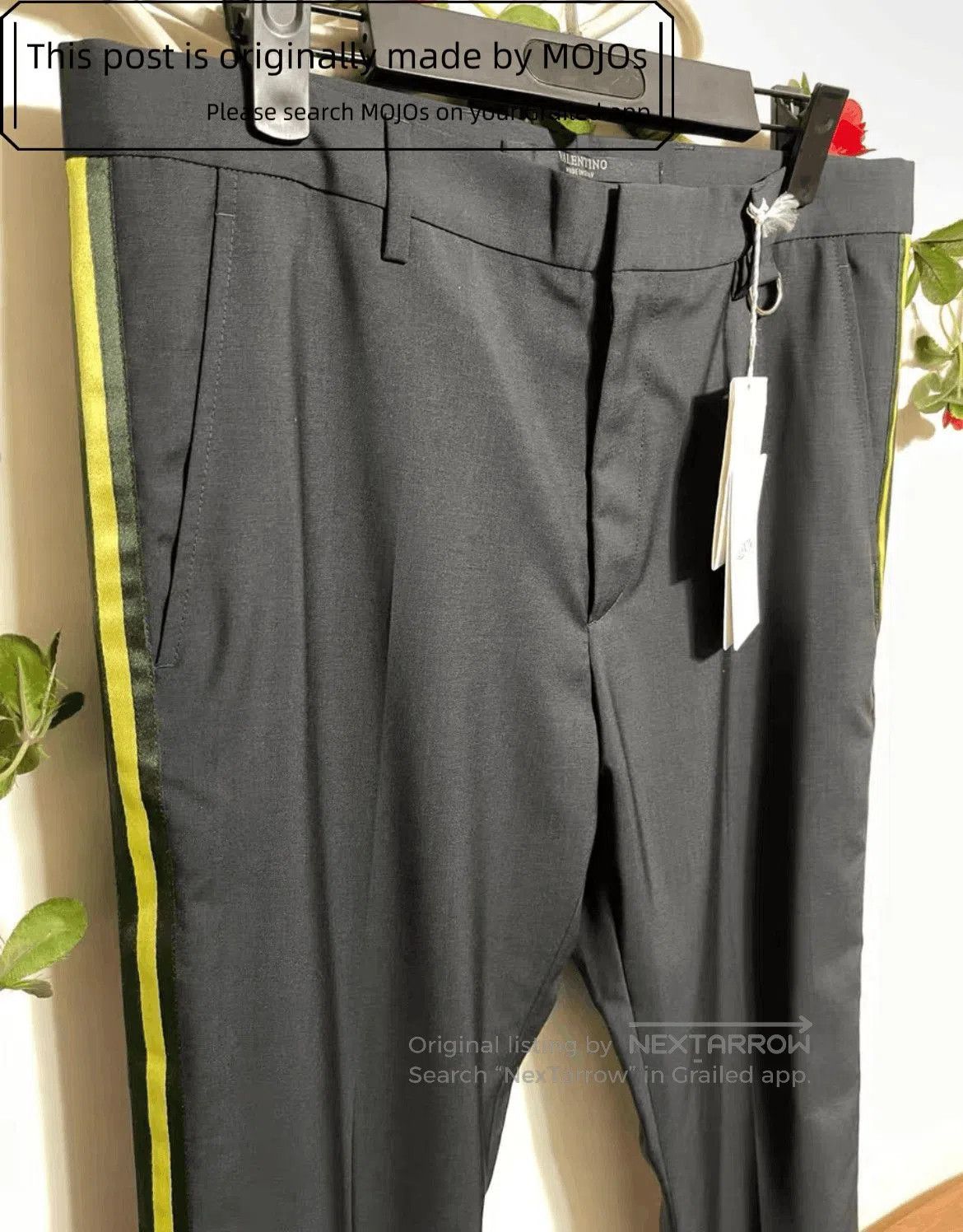 Valentino Sz 48 Valentino Side Stripe Trousers. Size US 32 / EU 48 - 3 Thumbnail
