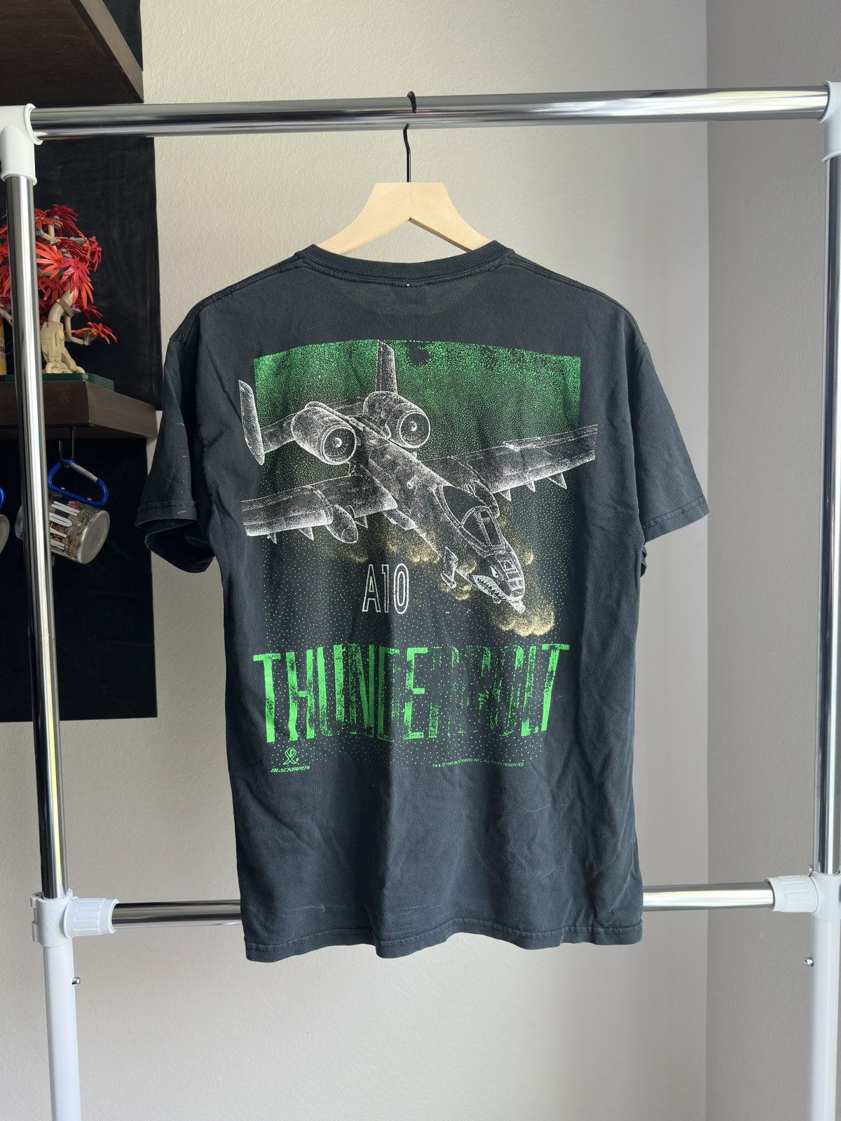 Vintage Vintage A-10 Warthog Jet Tee Black Size US M / EU 48-50 / 2 - 2 Thumbnail