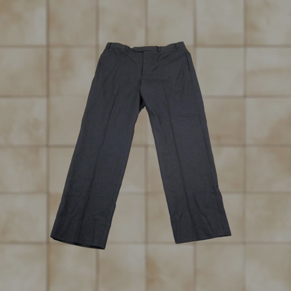 Brooks Brothers Brooks Brothers Pants Mens W36 L30 Black 346 Madison Fit 100% Wool Dress Formal Size US 36 / EU 52 - 1 Thumbnail