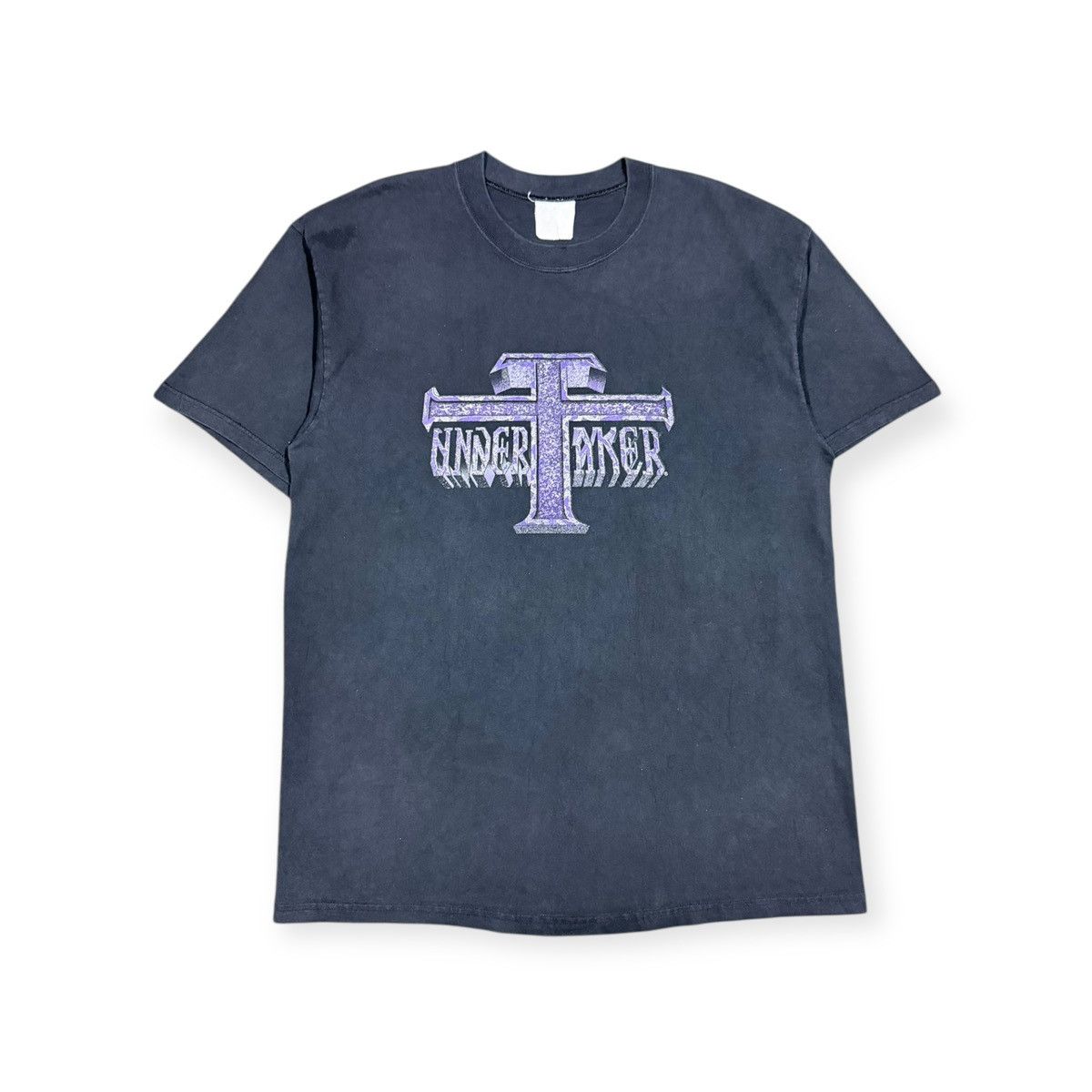 WWF Vtg🔥1998 UnderTaker Wwf The Lord Of Darkness Promo Tee Size US L / EU 52-54 / 3 - 1 Thumbnail