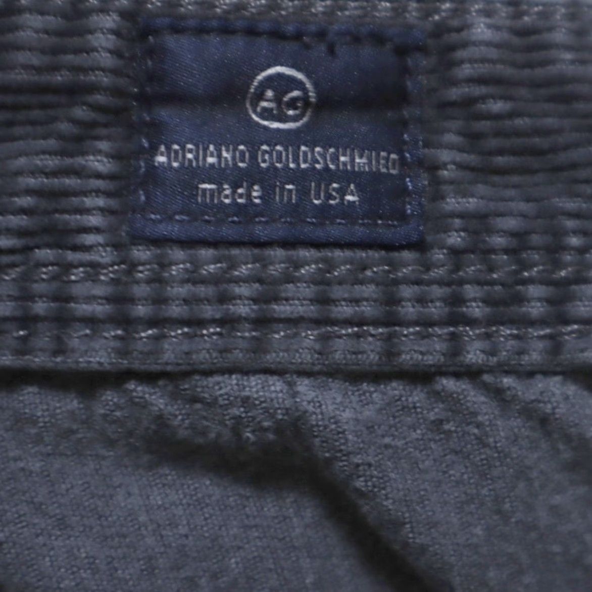 Vintage Adriano Goldschmied Protege Cotton Corduroy Chino Pants Gray Men's 40 Size US 40 / EU 56 - 5 Thumbnail
