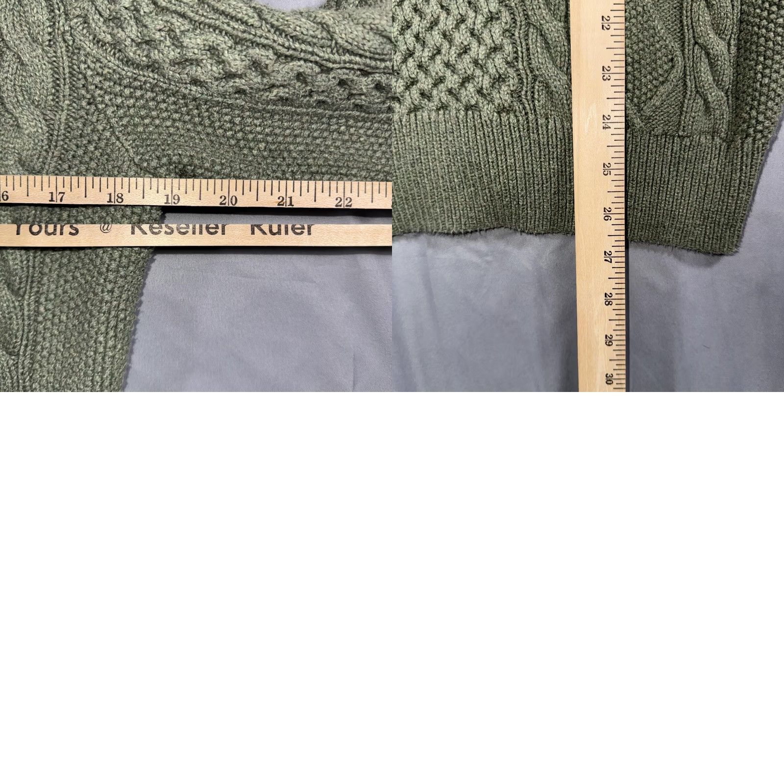 Polo Ralph Lauren Polo Ralph Lauren Sweater Men's M Green Cotton Cable Knit Crewneck Pullover Size US M / EU 48-50 / 2 - 8 Thumbnail