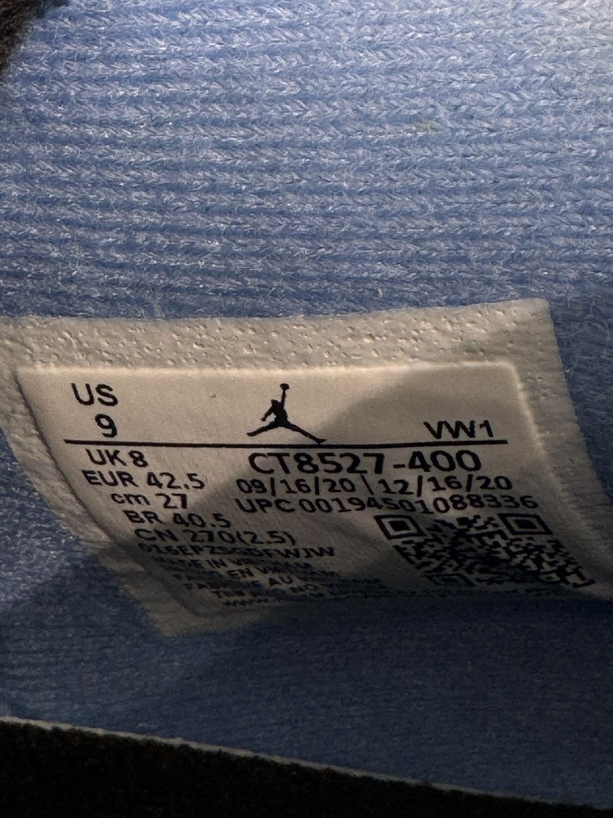Jordan Brand Air Jordan 4 University Blue Size 9 (2021) Size US 9 / EU 42 - 9 Thumbnail