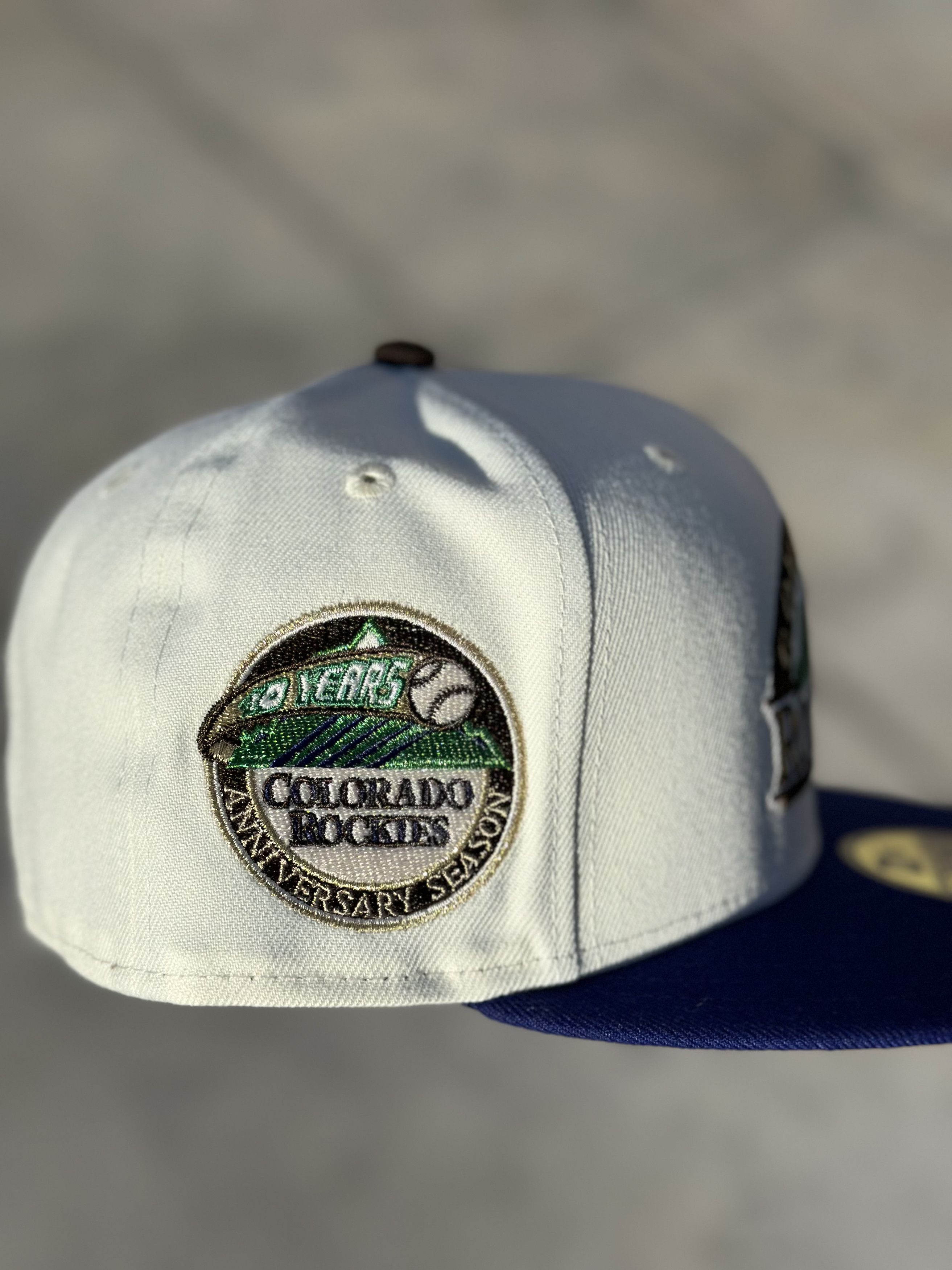 Hat Club 7 1/4 Colorado Rockies 10th Anniversary Patch Size ONE SIZE - 2 Thumbnail
