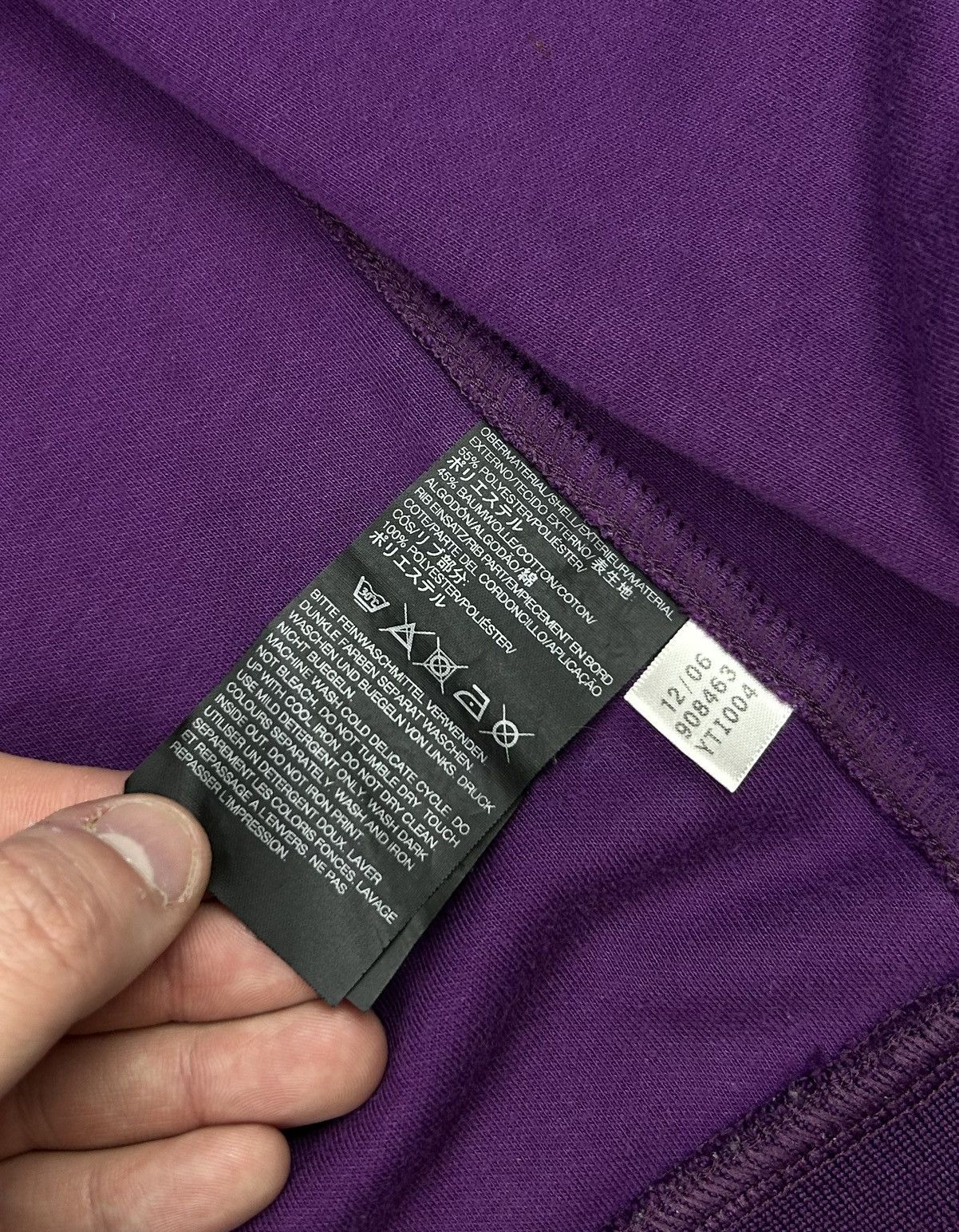 Adidas × Vintage × Y-3 Y-3 x Adidas vintage Zip Track Jacket Violet Size L Size US L / EU 52-54 / 3 - 8 Thumbnail