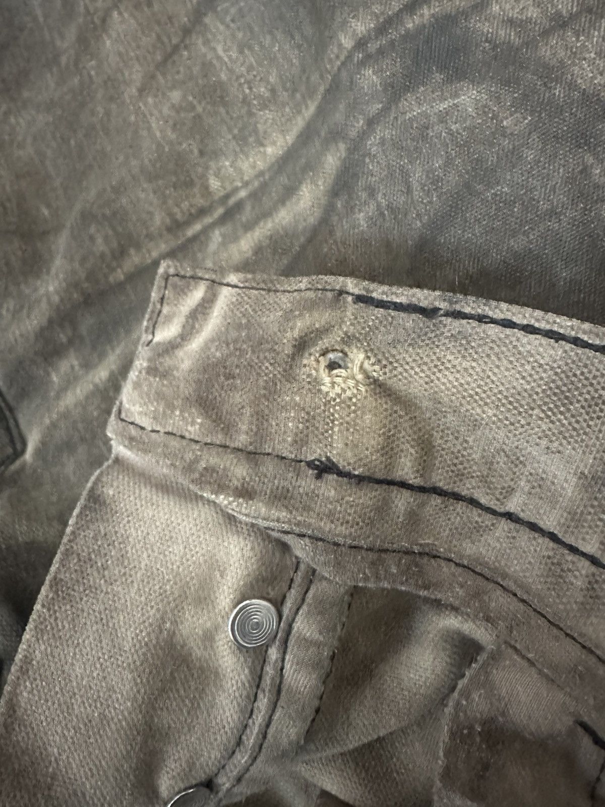 Rick Owens Rick Owens SLAB Burnt Denim Size US 28 / EU 44 - 8 Thumbnail