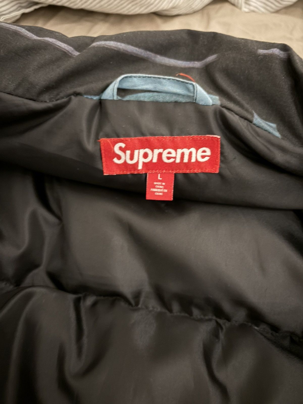 Supreme Supreme Damien Hirst Puffa Jacket, Black Size US L / EU 52-54 / 3 - 4 Thumbnail