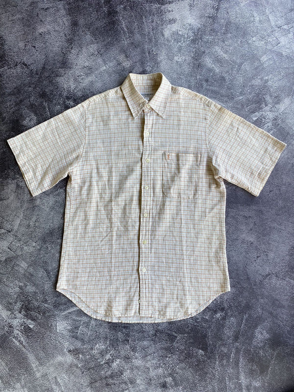 Vintage Vintage Yves Saint Laurent Shirt Size US S / EU 44-46 / 1 - 2 Thumbnail