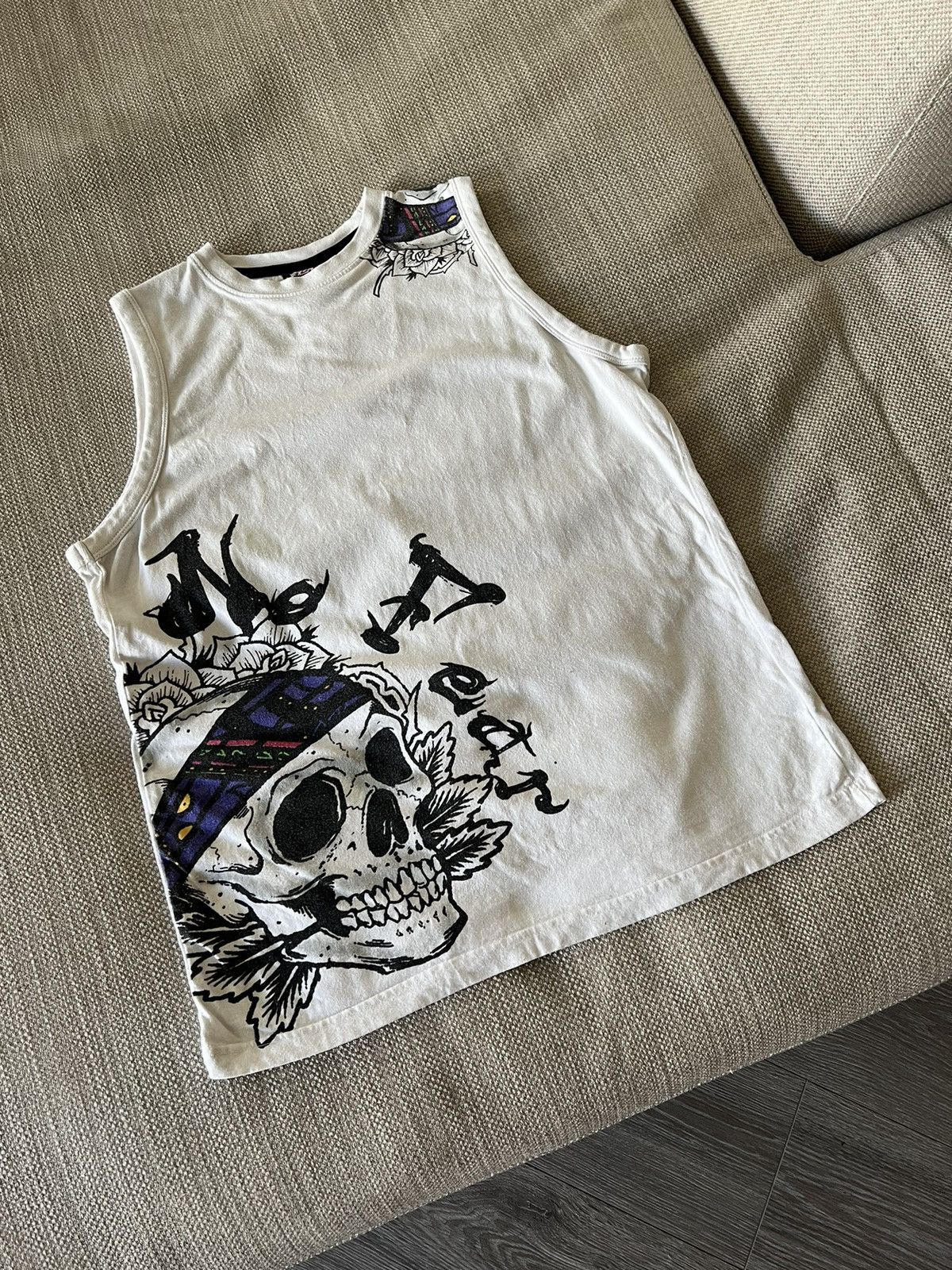 No Fear × Vintage Vintage 💥 Y2K No Fear Tank Top Tee Size US M / EU 48-50 / 2 - 3 Thumbnail