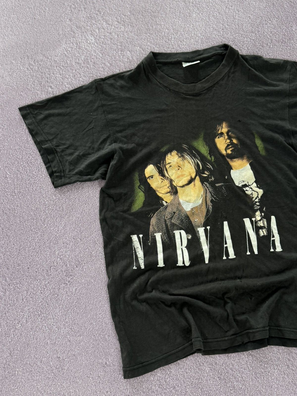 Nirvana Distressed Nirvana Vintage t shirt faded Size US S / EU 44-46 / 1 - 5 Thumbnail
