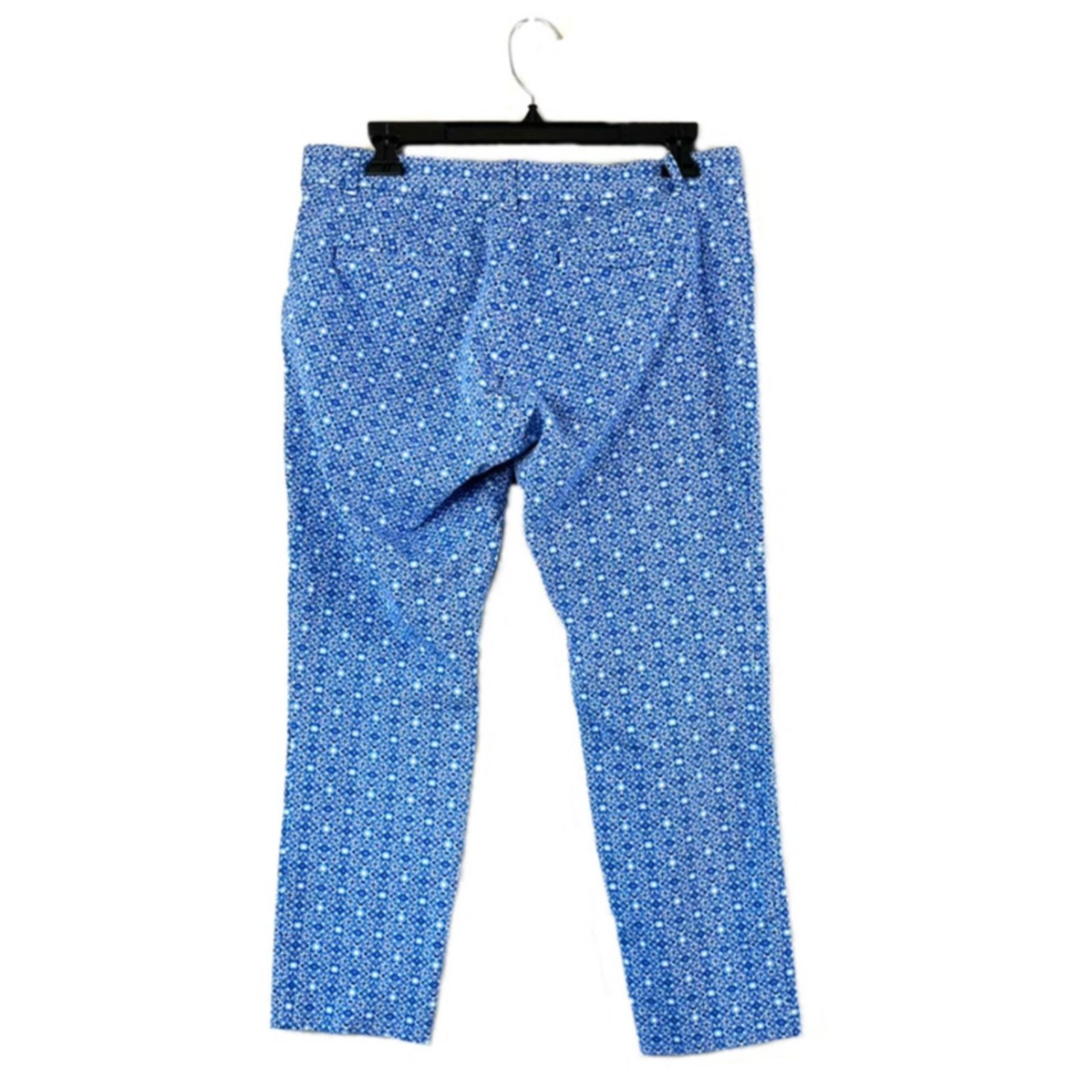 Gap Women's Blue Pattern Gap Slacks 12 Size 34" / US 12 / IT 48 - 2 Thumbnail