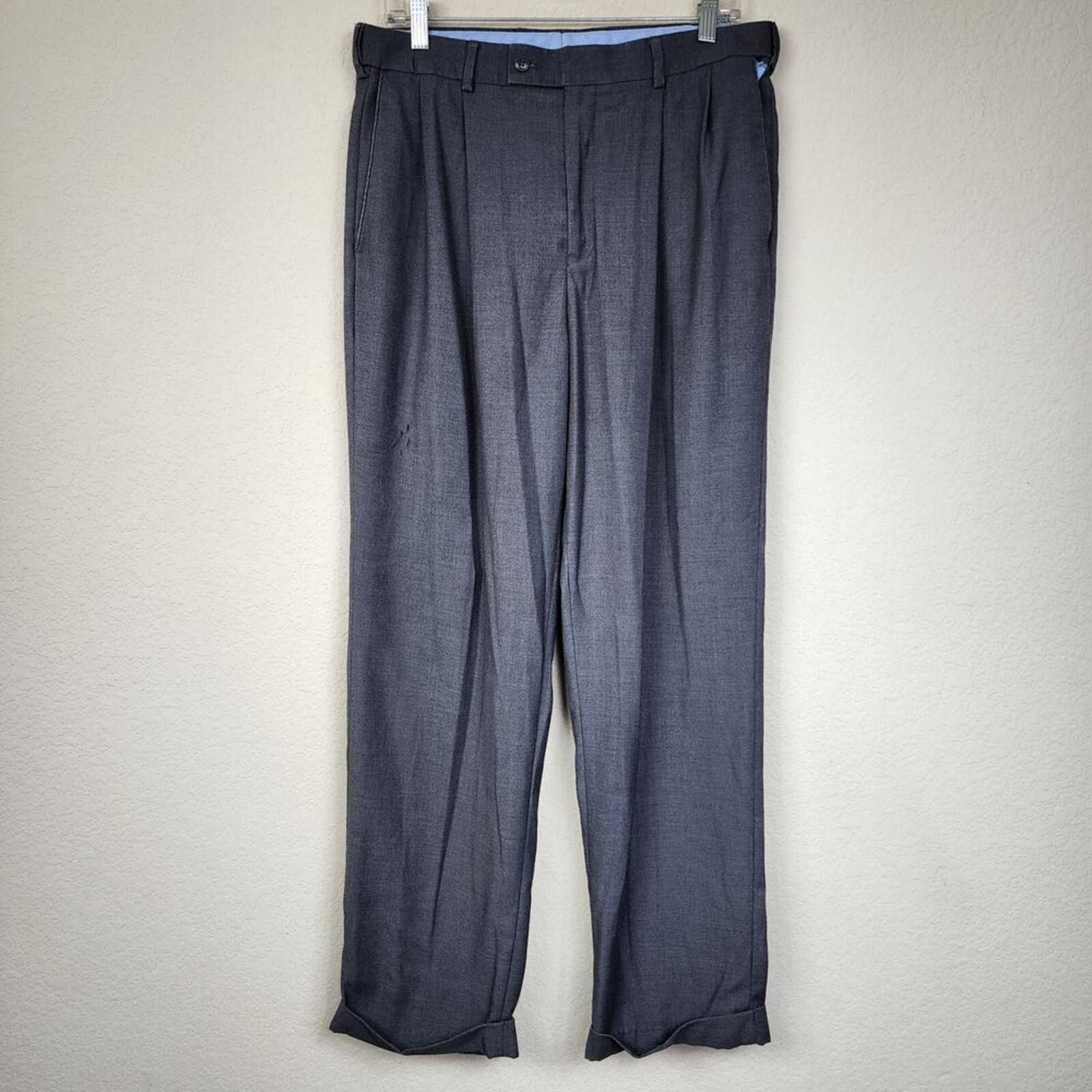Other Louis Raphael 33/30 Grey Gray Trouser Pants Size US 33 - 1 Thumbnail