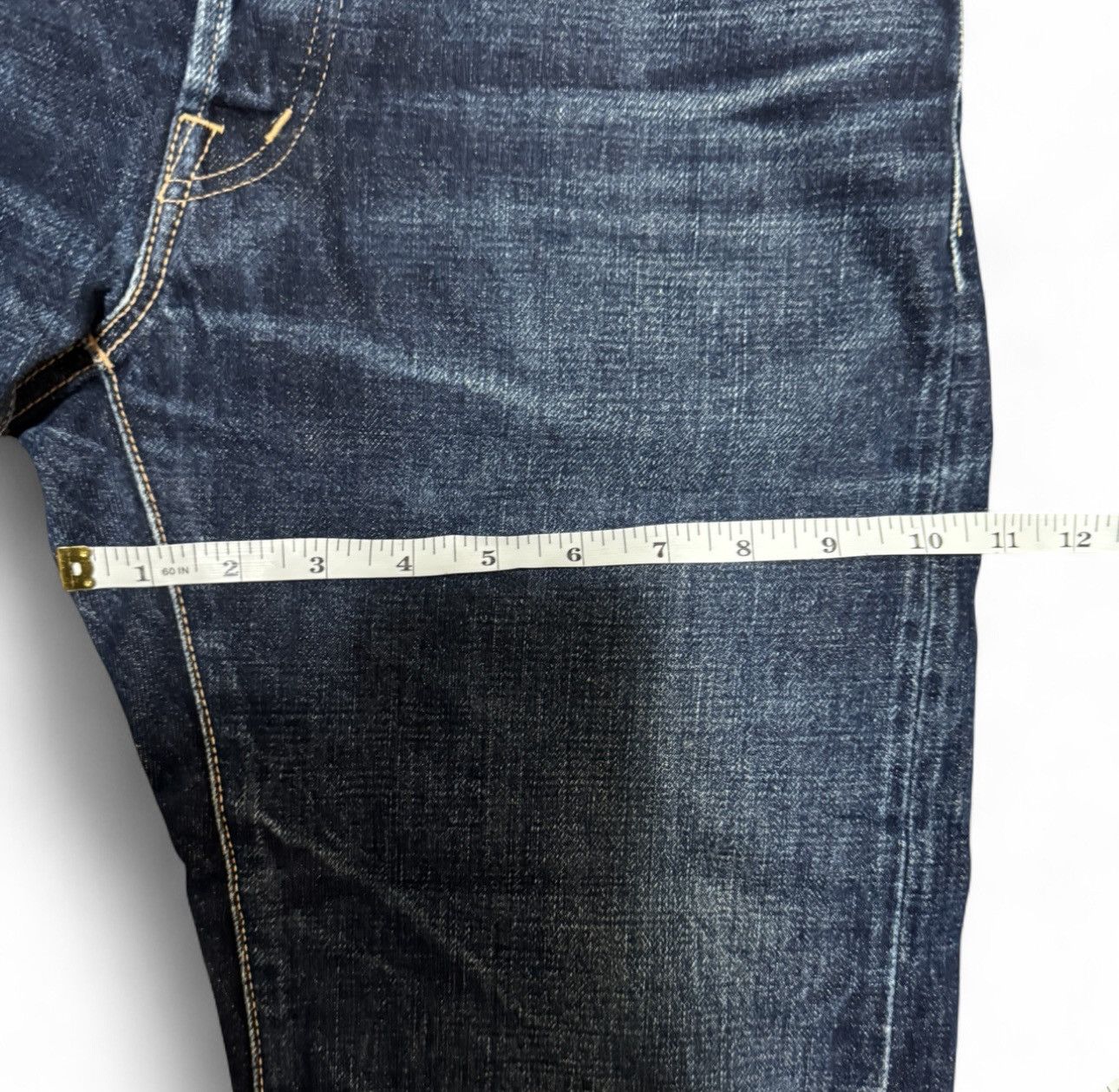 Blue Blue Japan × Japanese Brand Blue Blue Japan Raw Selvedge Jeans 30x32 - Japan - Redline Size US 29 - 6 Thumbnail