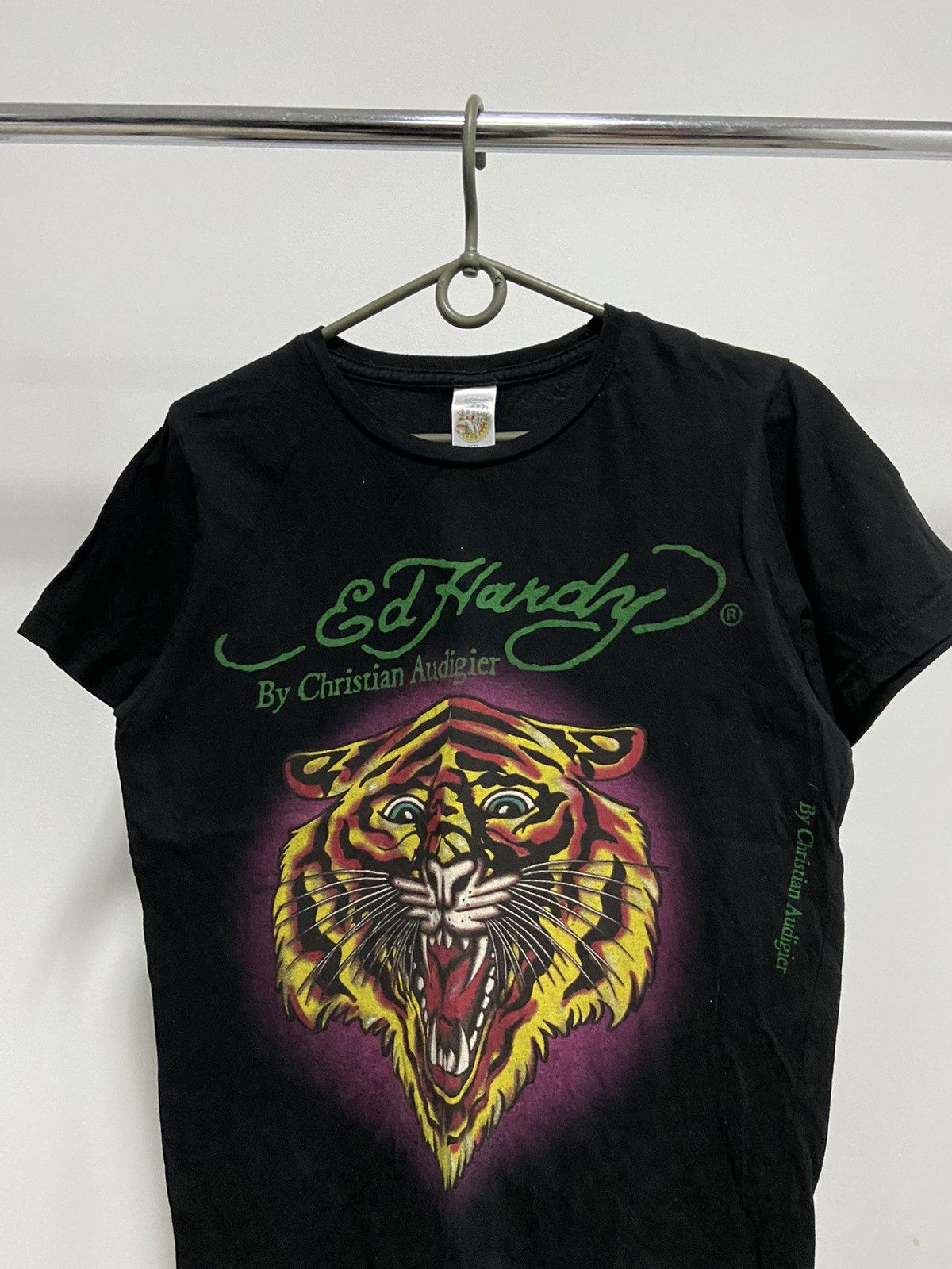 Ed Hardy × Vintage Ed Hardy T Shirt Vintage Big Logo Tattoo tiger 🐯 Size US S / EU 44-46 / 1 - 3 Thumbnail