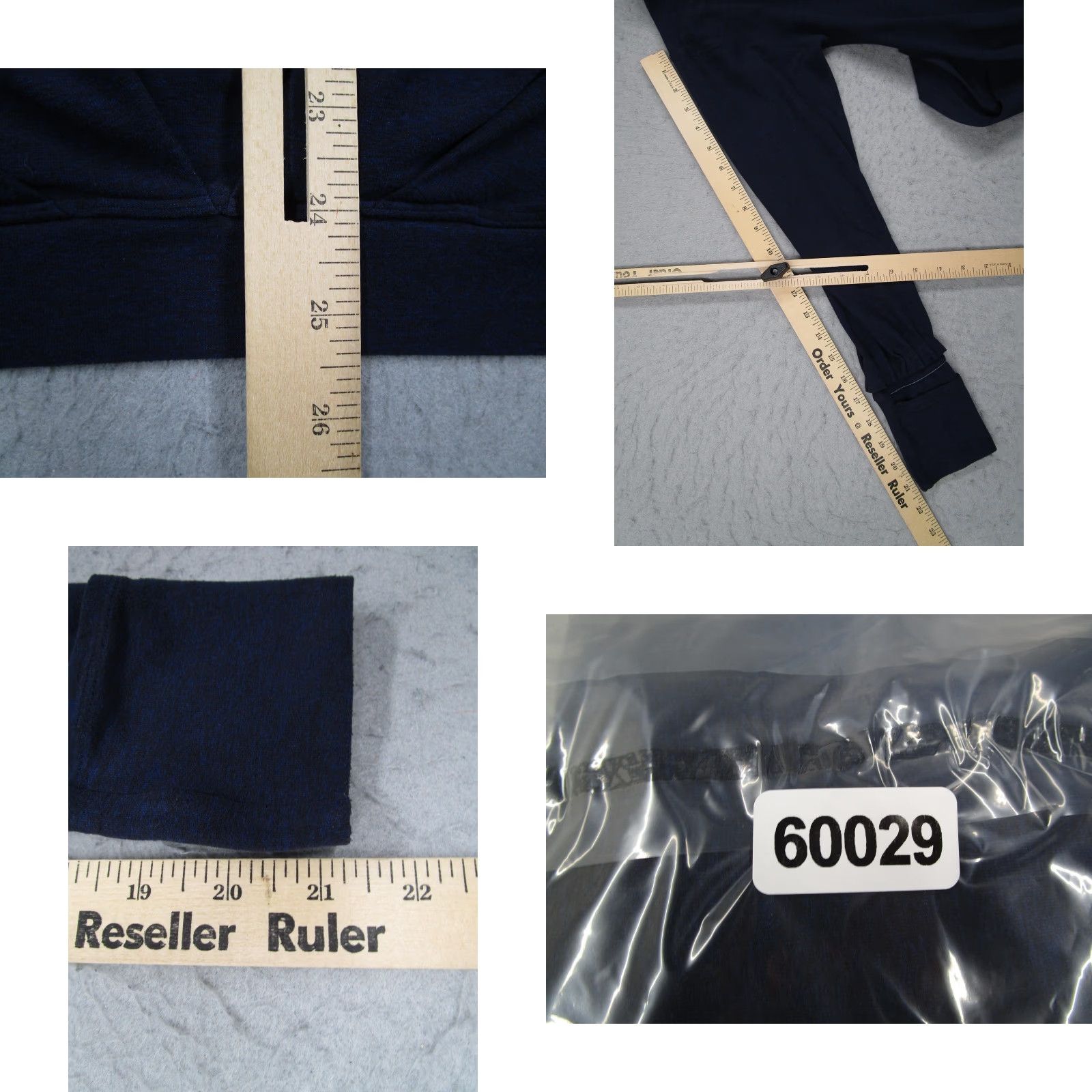 Lululemon Lululemon Hoodie Sweatshirt Womens Medium Blue Lightweight Ruched Hem Yoga Top Shirt Size M / US 6-8 / IT 42-44 - 8 Thumbnail
