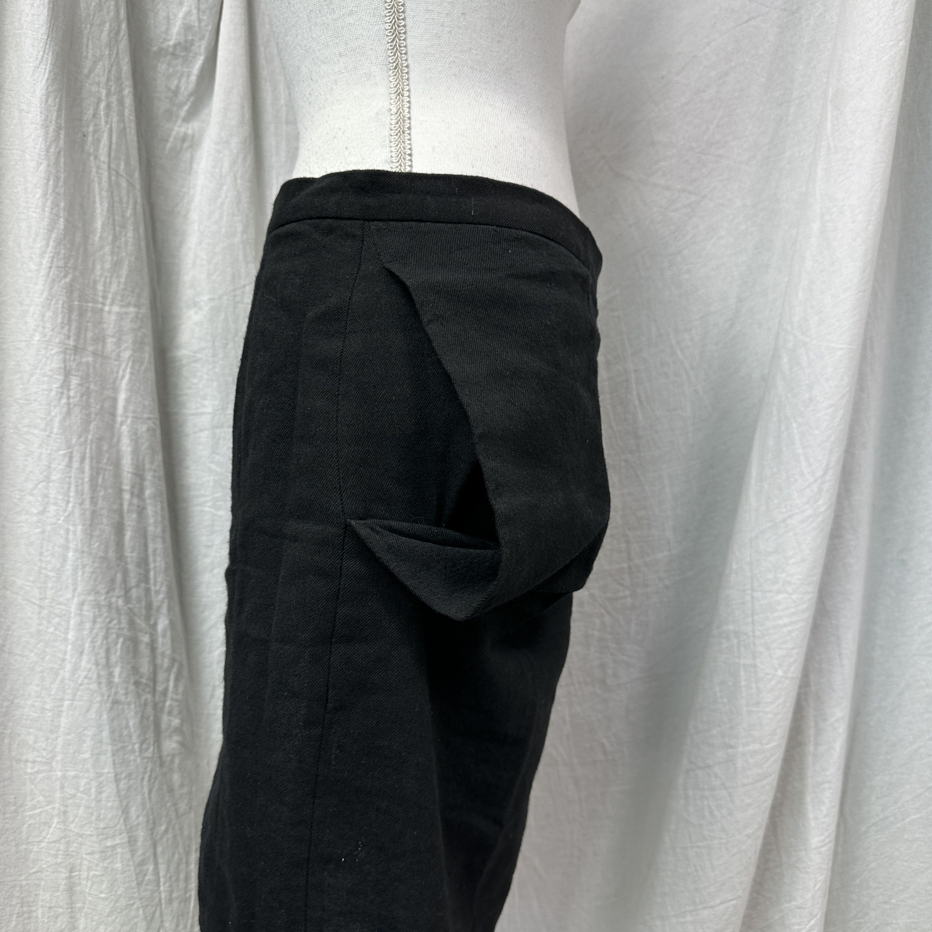 Ann Demeulemeester Vintage Avant Garde Woolen Ann Demeulemeester Skirt Y2K Size 26" / US 2 / IT 38 - 8 Thumbnail