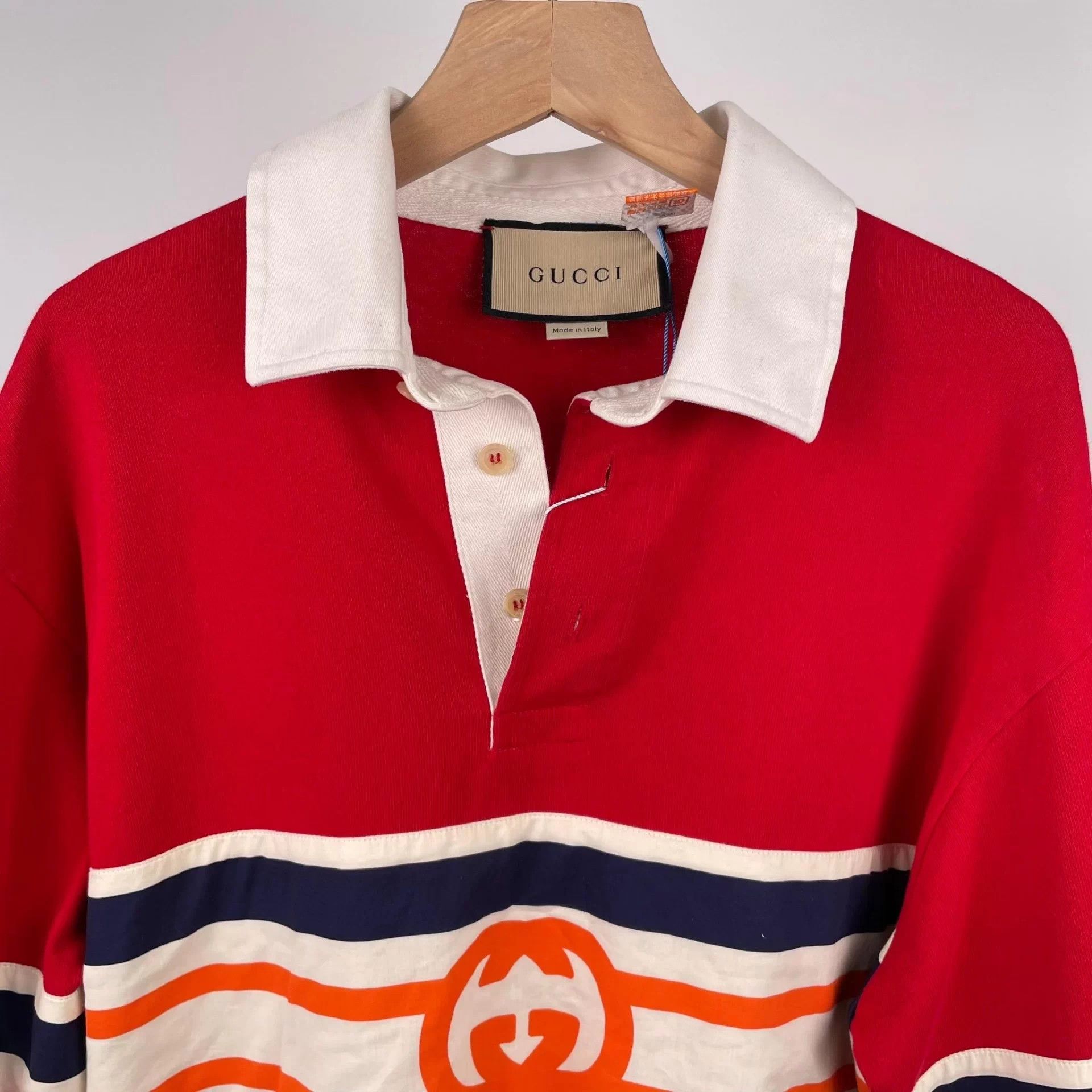 Gucci Gucci Cotton Belted Logo Pullover Sweatshirt XS Size US XS / EU 42 / 0 - 8 Thumbnail