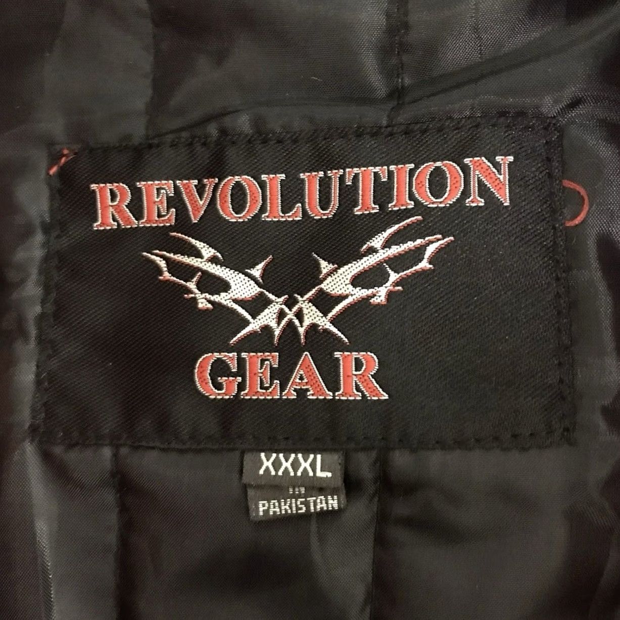 Vintage Revolution Gear Men Orange/Black Motorcycle Racing Waterproof Zip Jacket 3XL Size US XXL / EU 58 / 5 - 3 Thumbnail