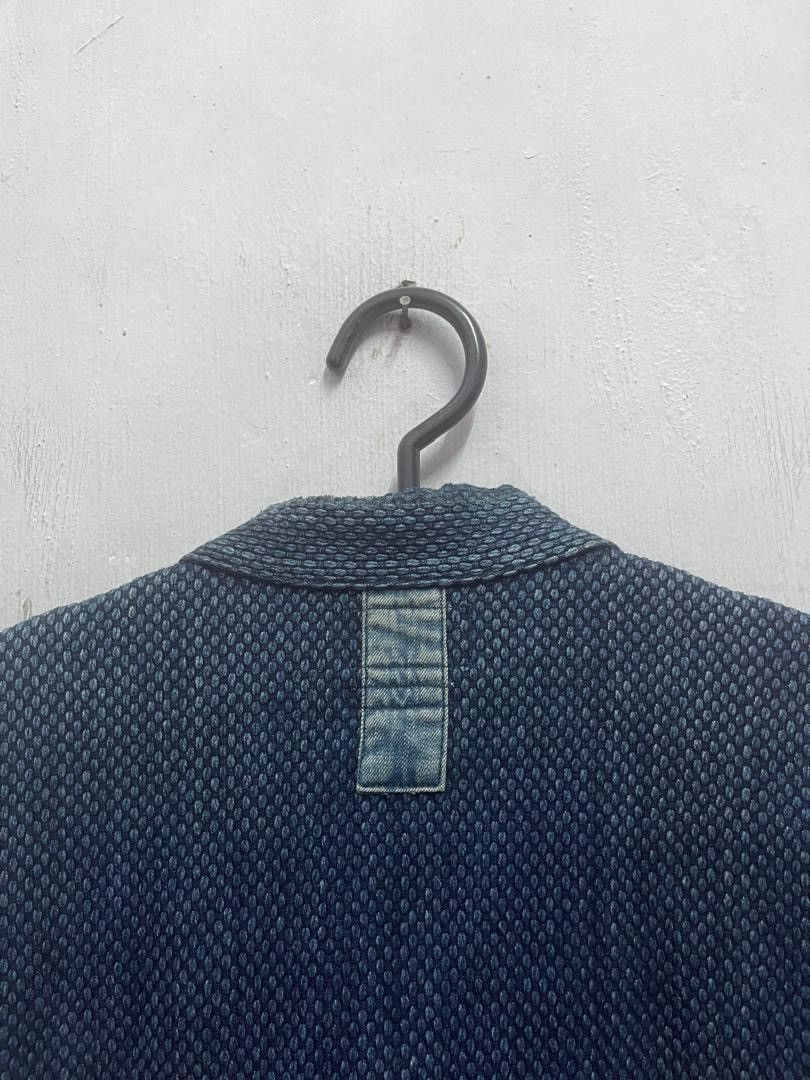 Blue Blue Japan BLUE BLUE JAPAN Honai Pure Indigo Sashiko Oriental Jacket Size US M / EU 48-50 / 2 - 15 Thumbnail
