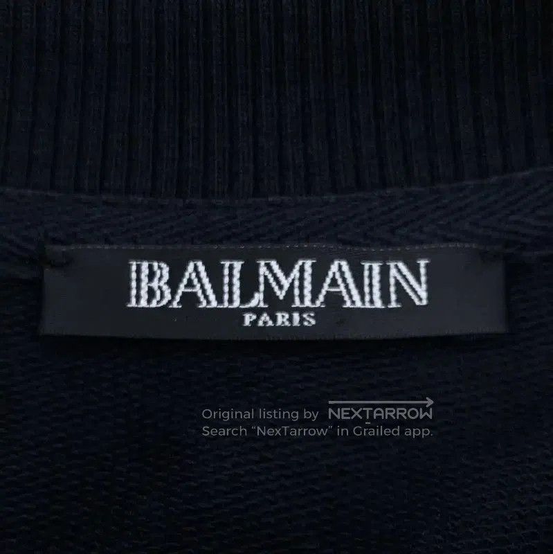 Balmain Balmain Black Cotton Women's Sweatshirt . Size S / US 4 / IT 40 - 6 Thumbnail