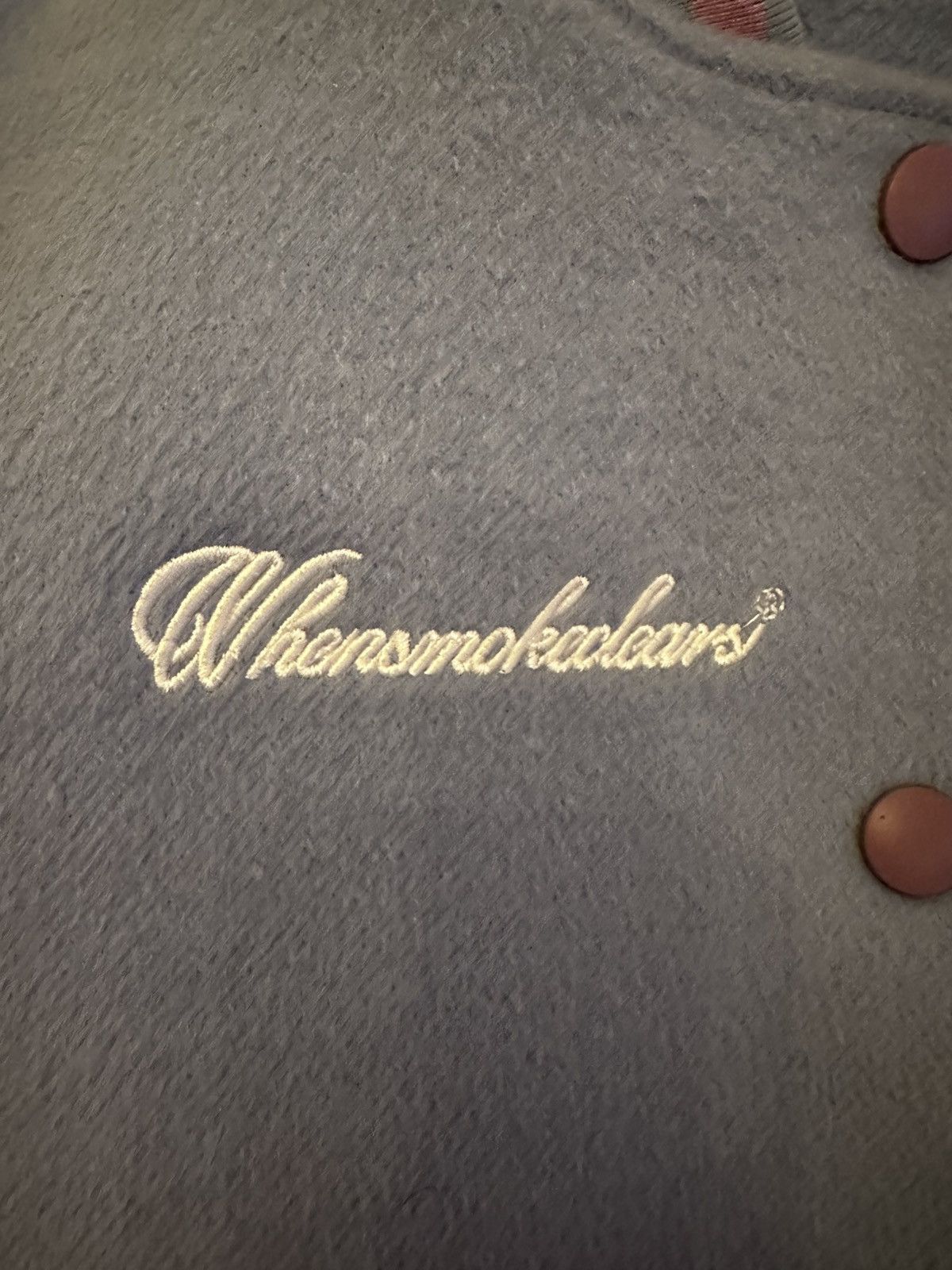 Whensmokeclears Handmade Leather + Felt Bomber Jacket (WhenSmokeClears) Size US XL / EU 56 / 4 - 9 Thumbnail