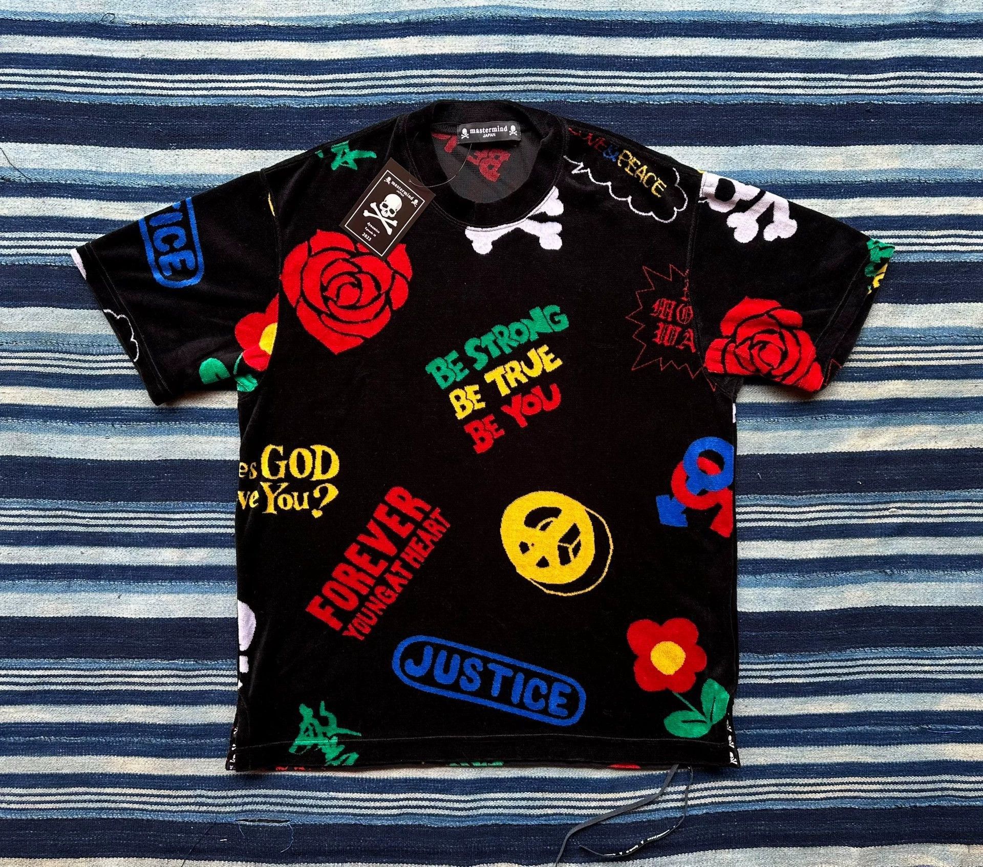 Mastermind Japan Black Short Sleeve Graphic Print T-Shirt Size US S / EU 44-46 / 1 - 1 Thumbnail