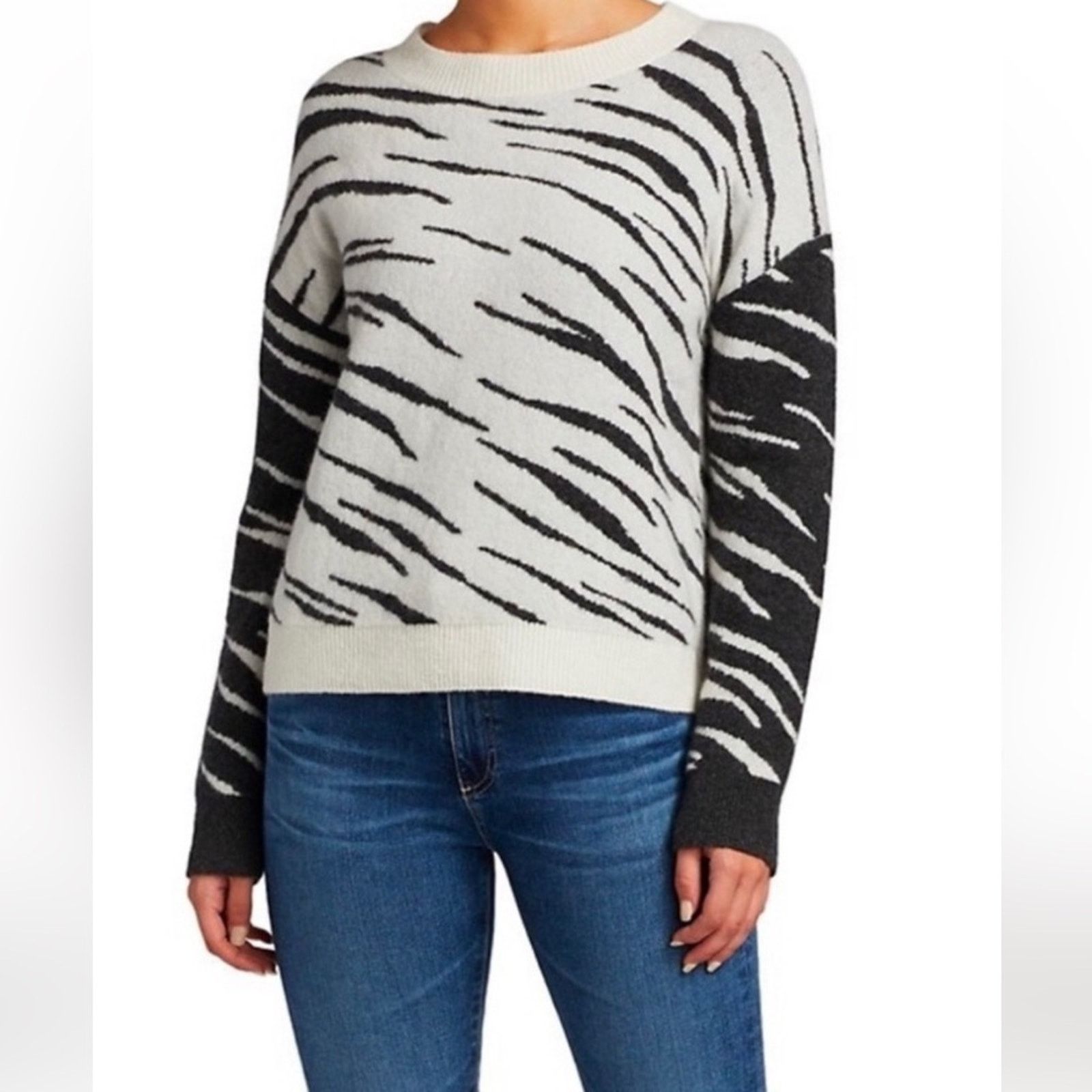 Rails Rails Lana Tiger Sweater Viscose Wool Cashmere Blend Small Size S / US 4 / IT 40 - 1 Thumbnail